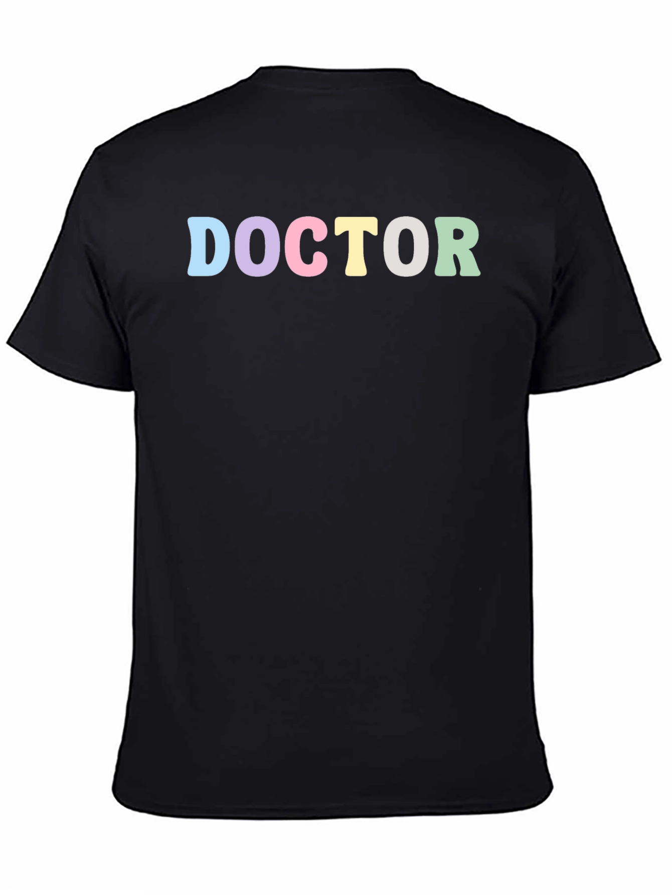 Pastel Doctor Black T-Shirt