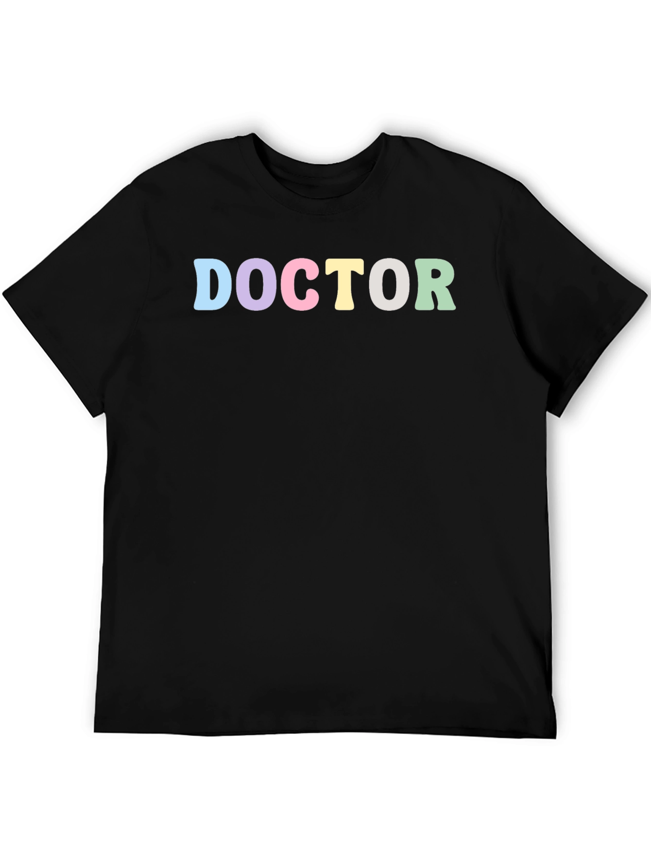 Pastel Doctor Black T-Shirt