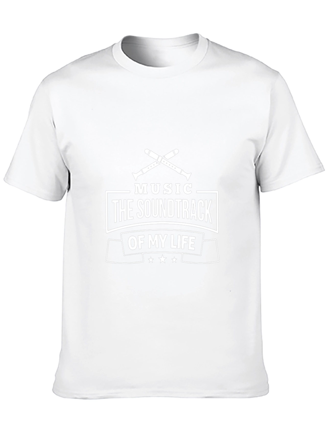 Music Soundtrack T-Shirt - Flute Design