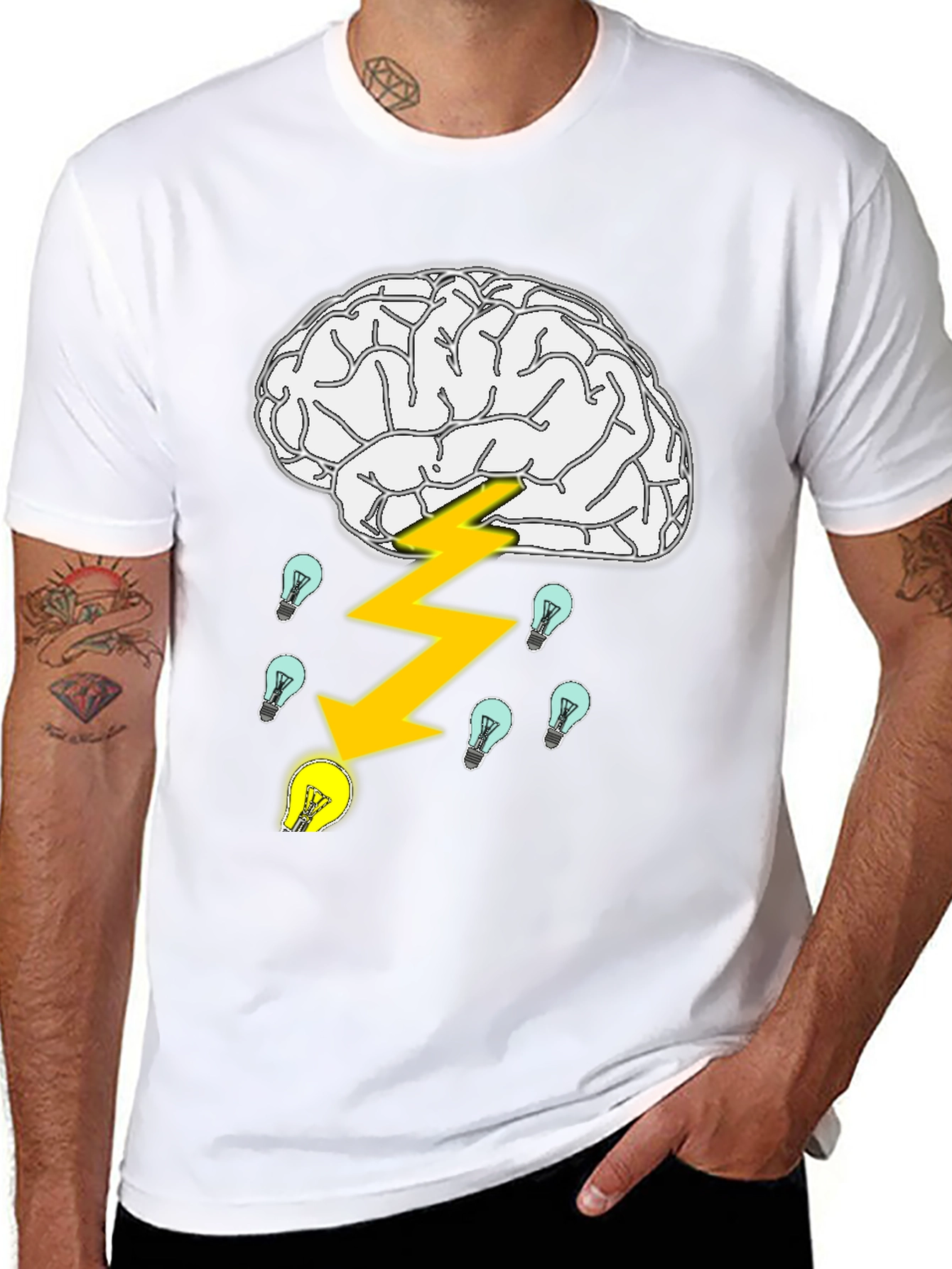 Brainstorm Idea T-Shirt - Creative Thought Graphic Tee