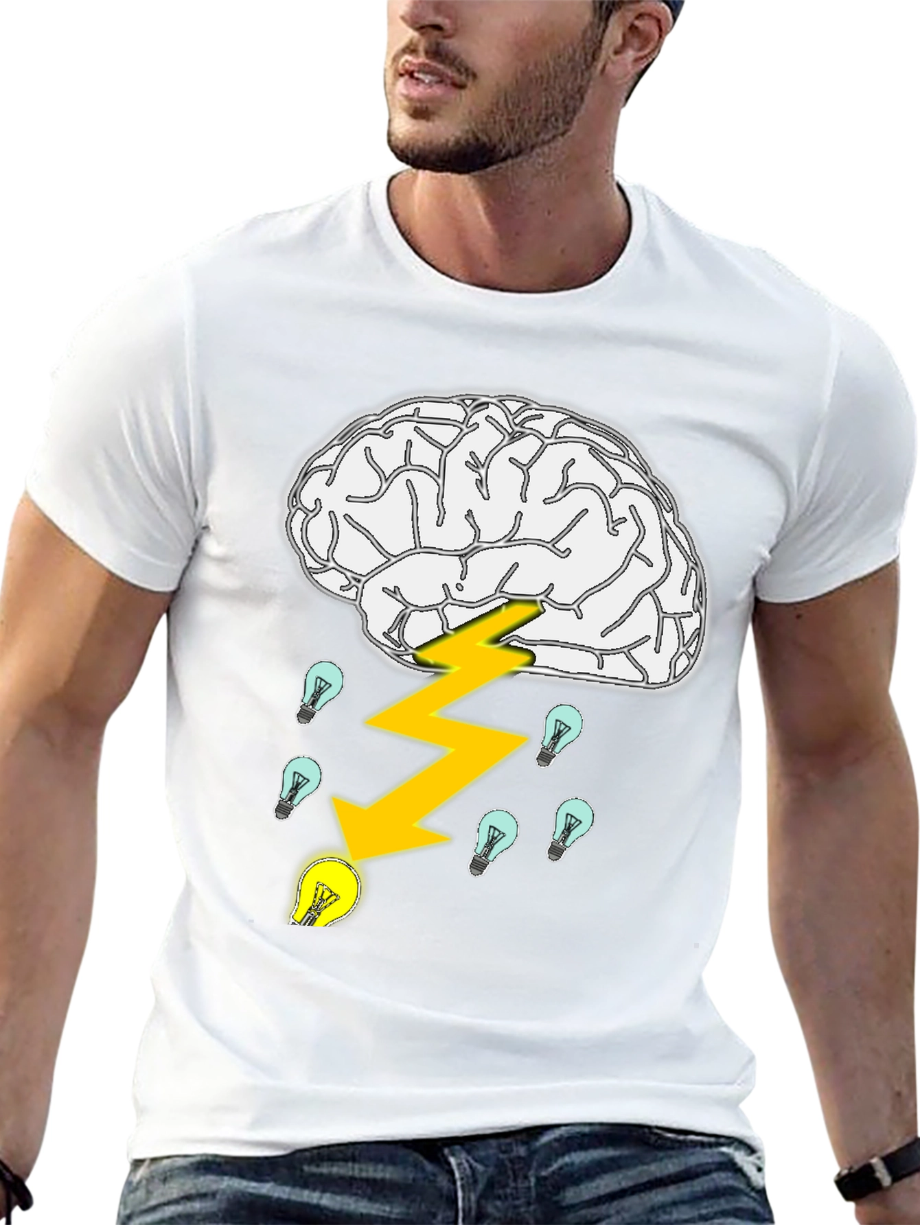 Brainstorm Idea T-Shirt - Creative Thought Graphic Tee