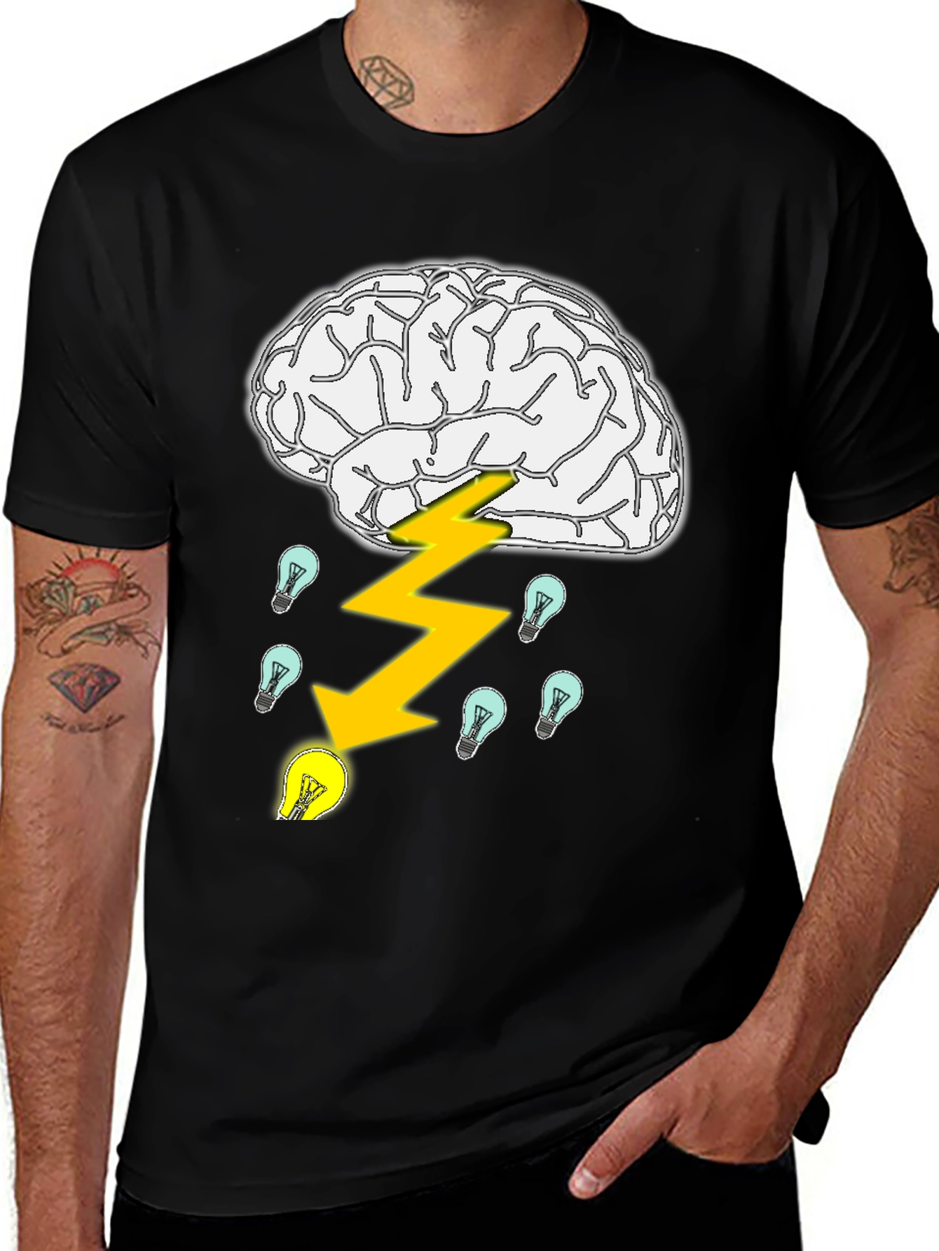 Brainstorm Idea T-Shirt - Creative Thought Graphic Tee