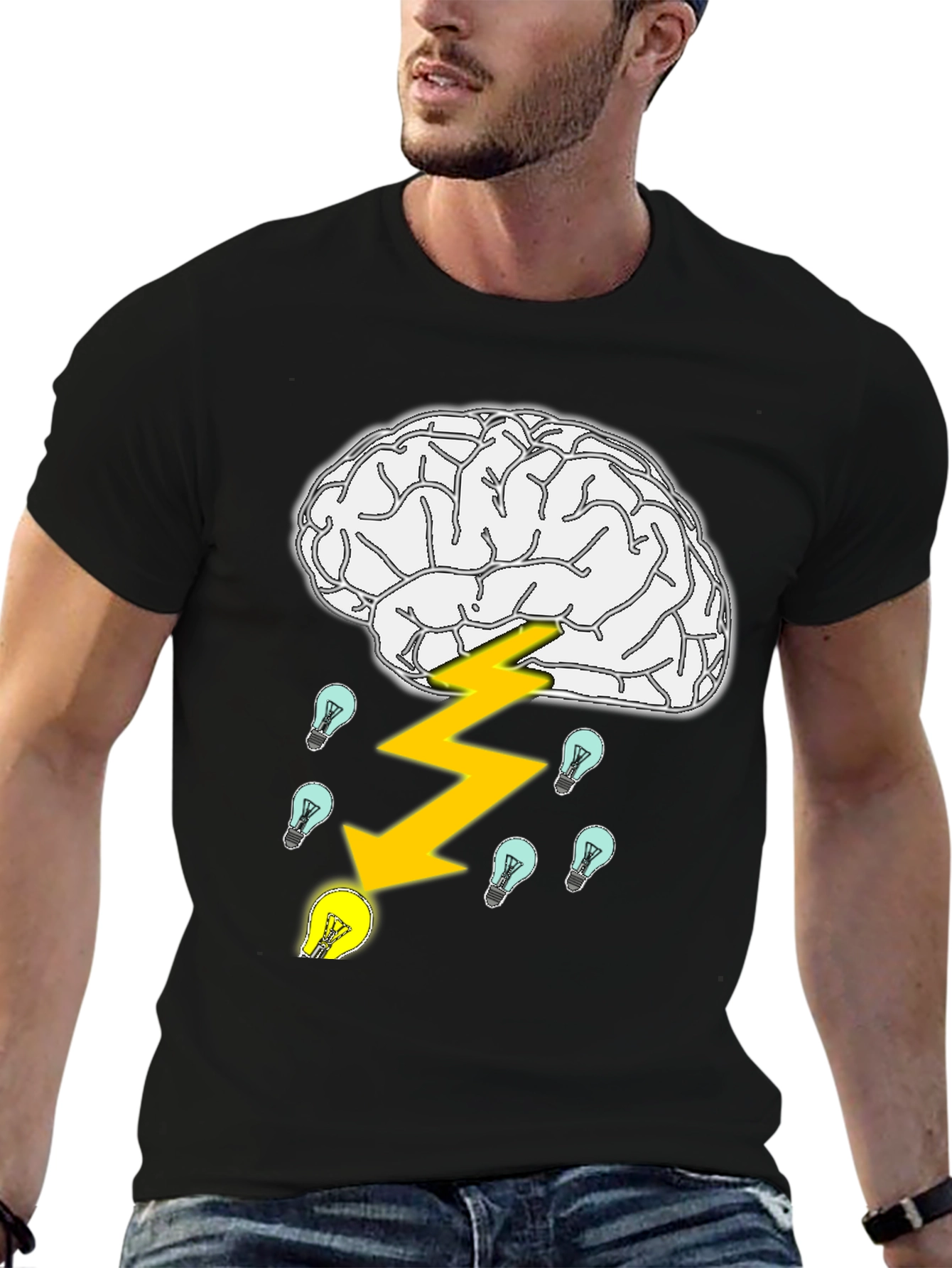 Brainstorm Idea T-Shirt - Creative Thought Graphic Tee