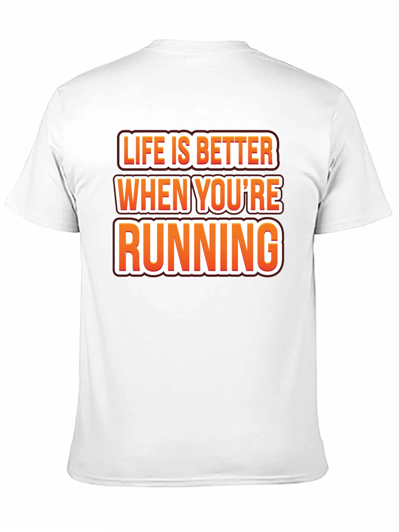 Life is Better Running Black Graphic Tee