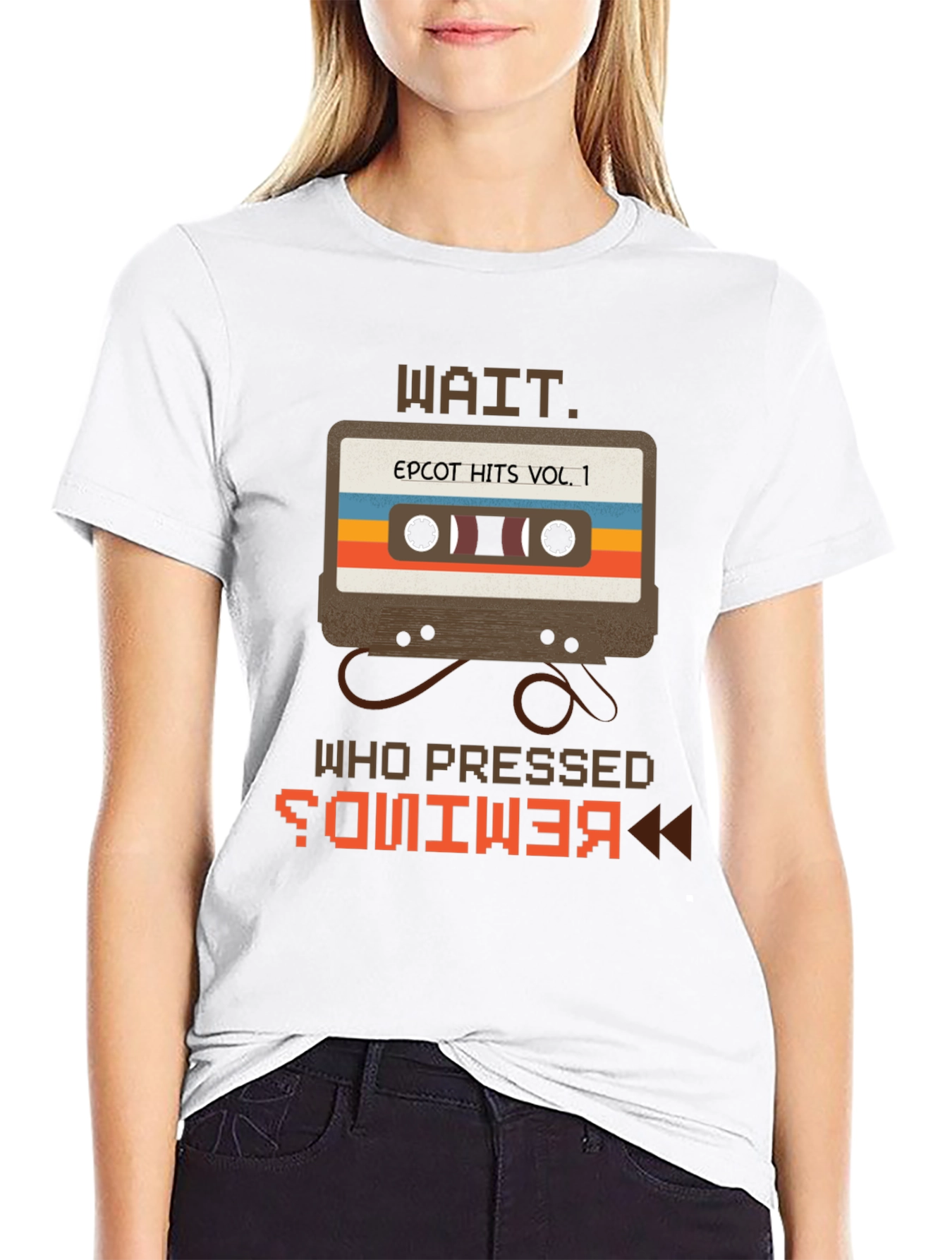 Epcot Hits Remix Retro Cassette Tape T-Shirt