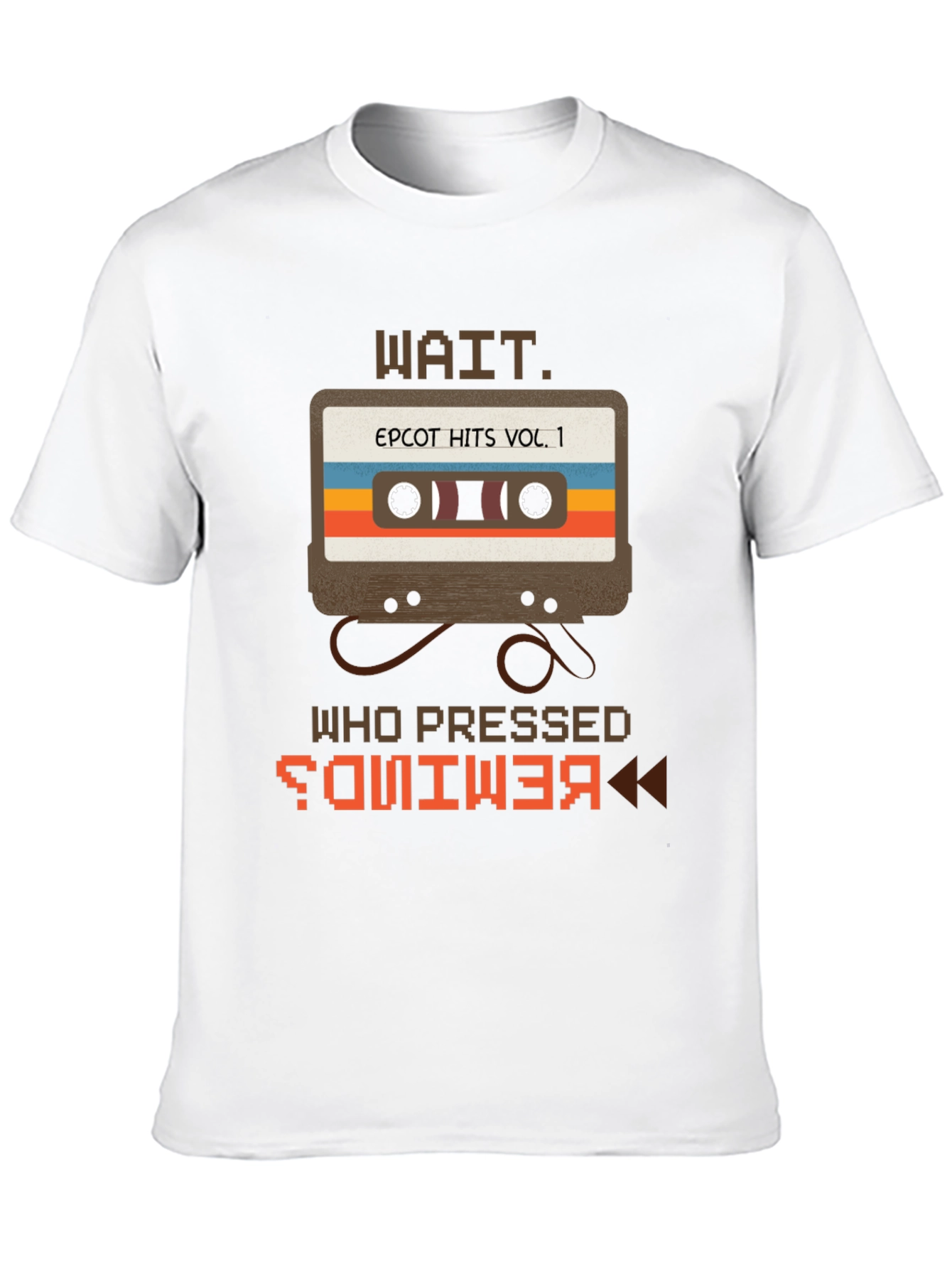 Epcot Hits Remix Retro Cassette Tape T-Shirt