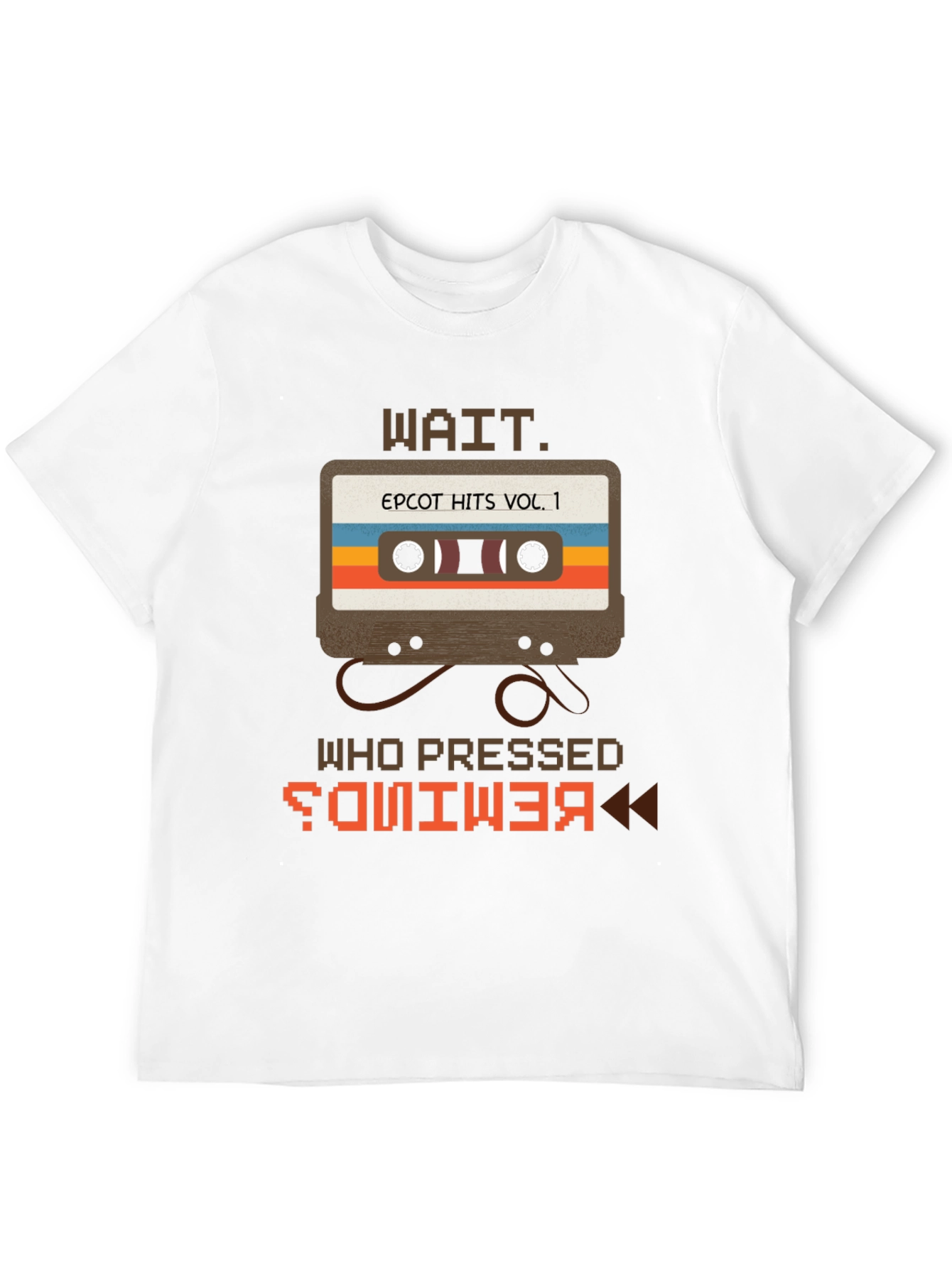 Epcot Hits Remix Retro Cassette Tape T-Shirt