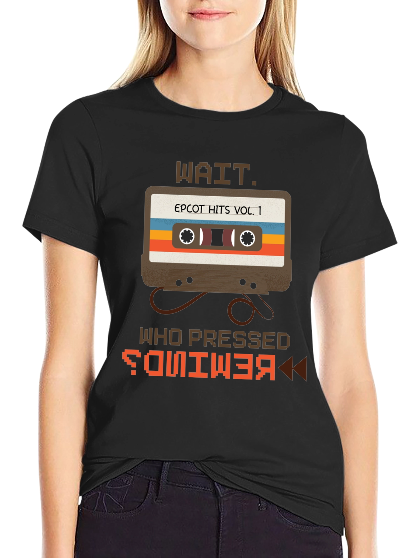Epcot Hits Remix Retro Cassette Tape T-Shirt