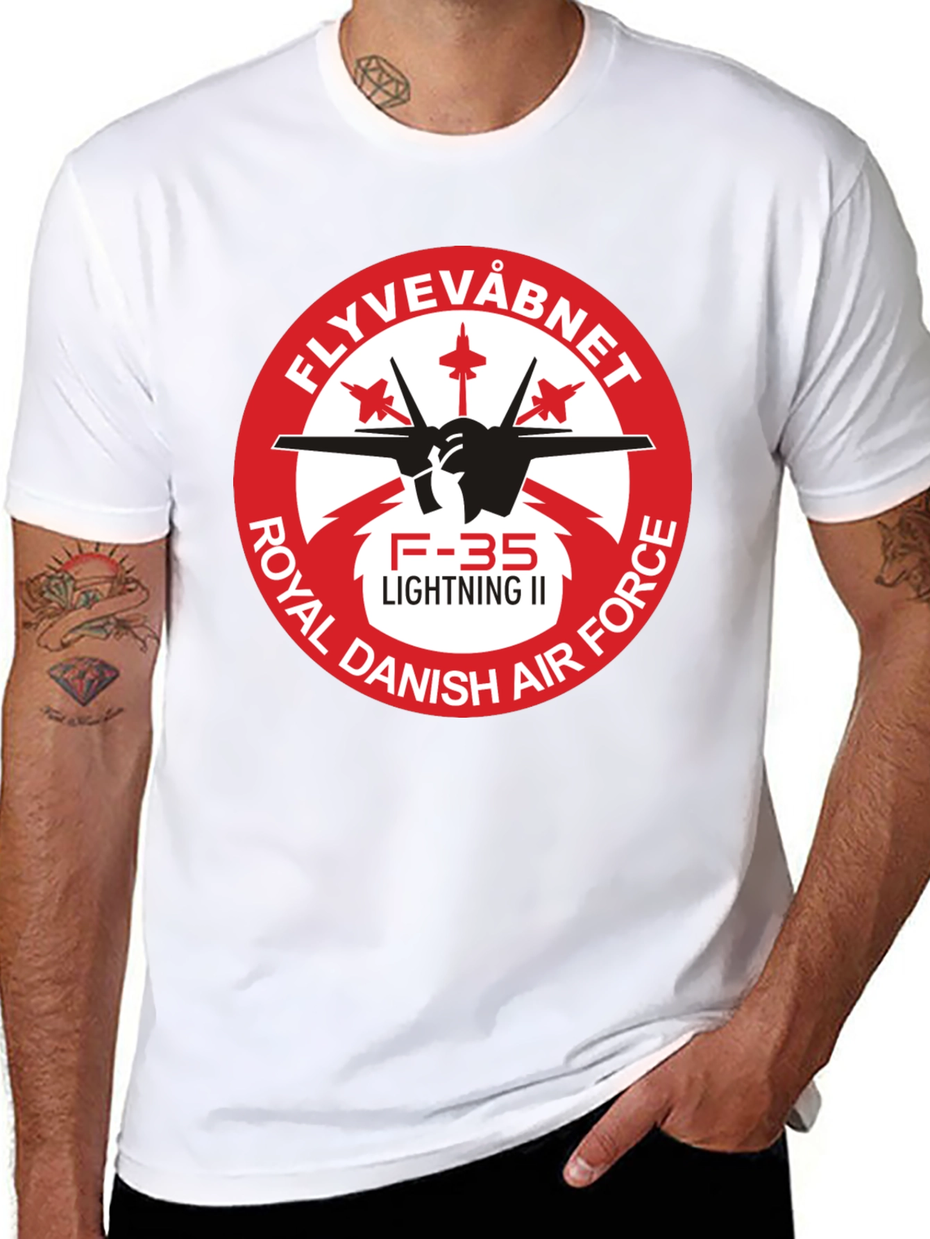 F-35 Lightning II Royal Danish Air Force T-Shirt