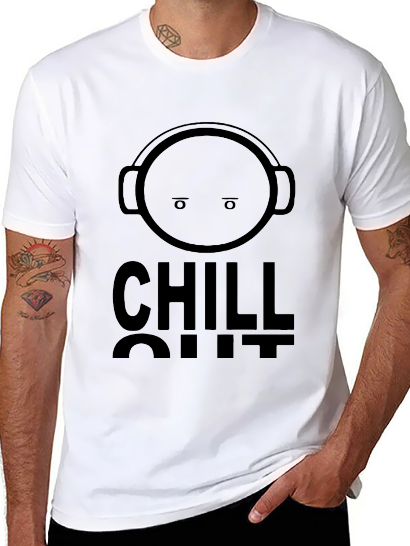 Chill Out Graphic T-Shirt - Relaxed Vibe