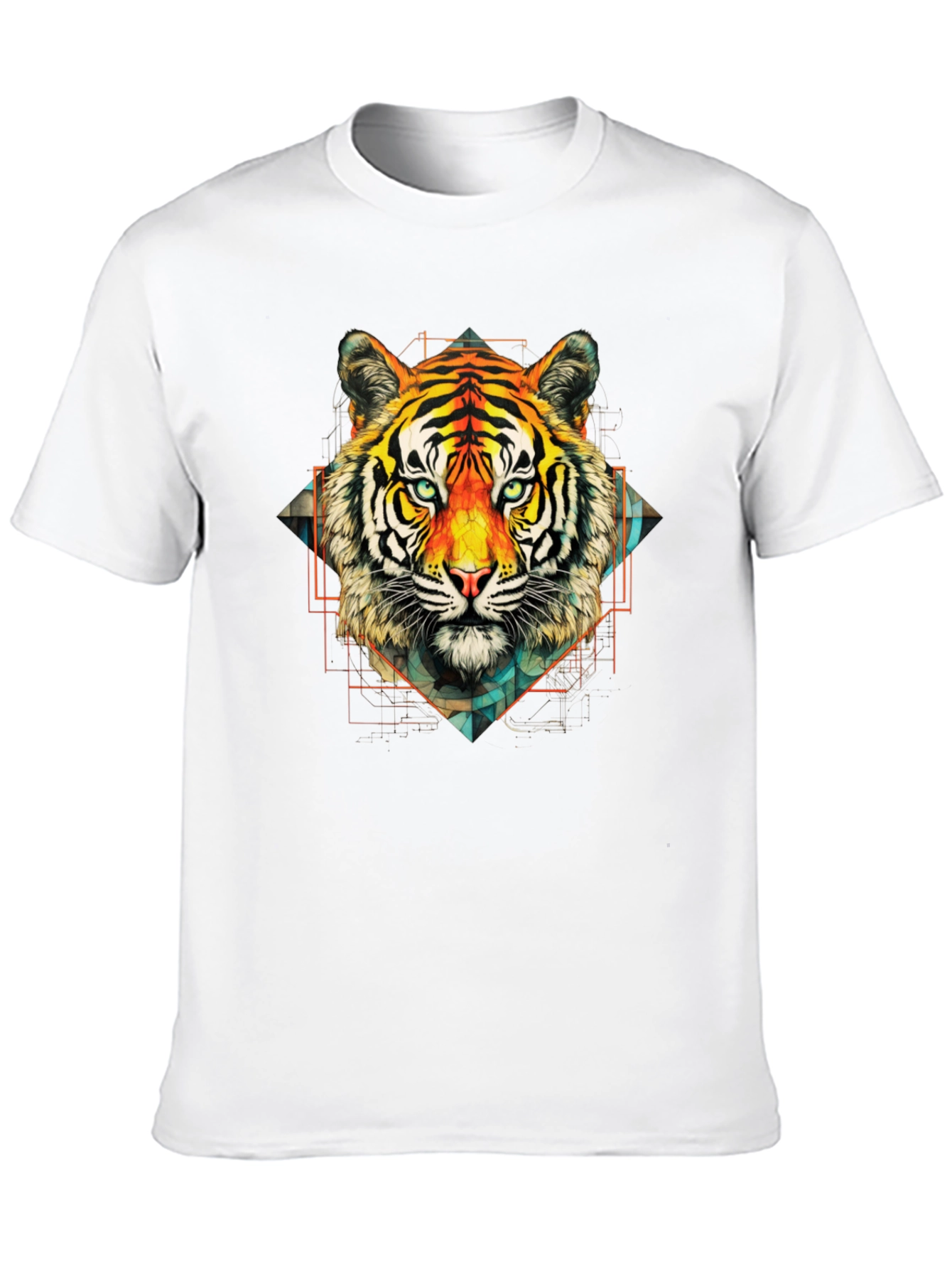 Tiger Graphic Black Tee