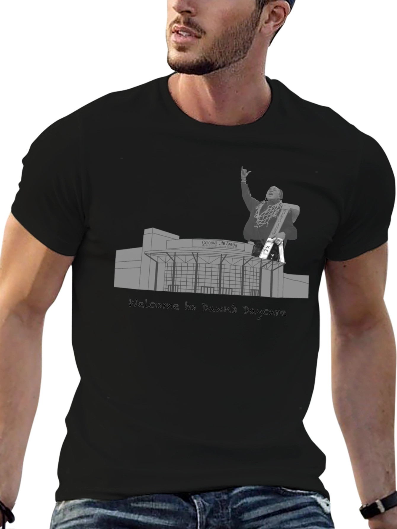 Dawn Staley Daycare Black T-Shirt