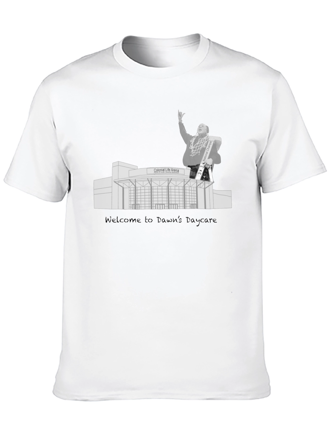 Dawn Staley Daycare Black T-Shirt