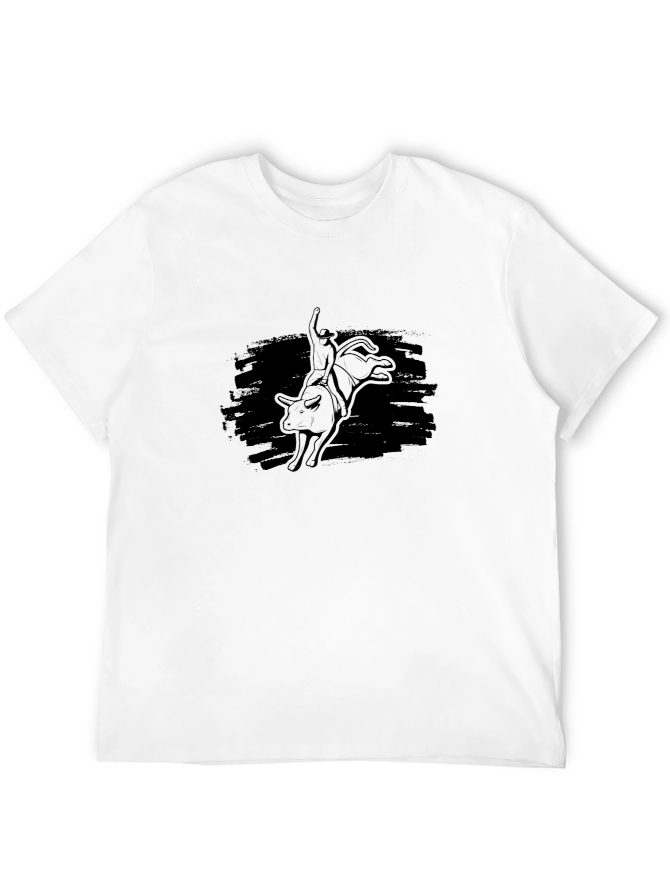 Black Bull Rider Graphic Tee