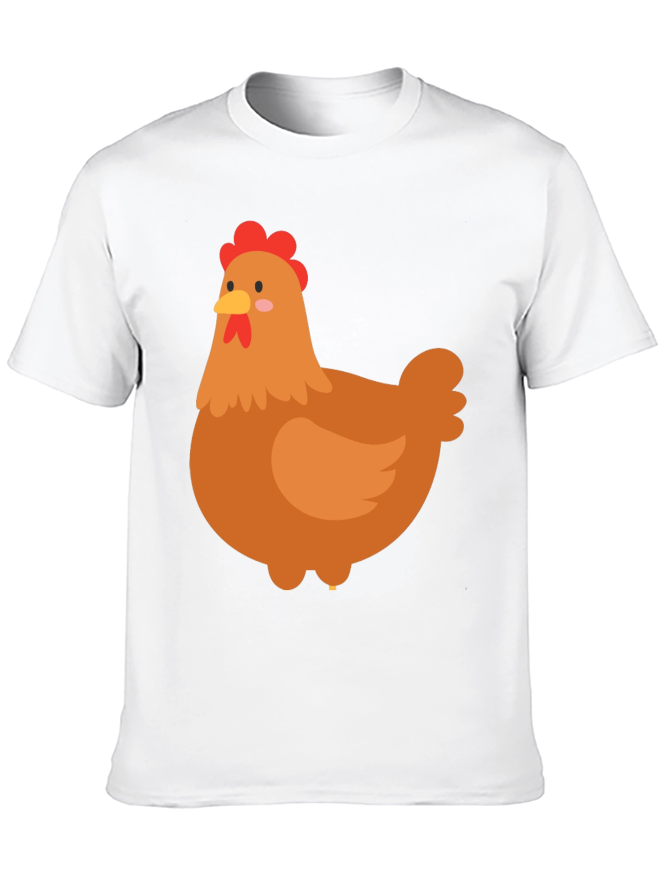 Funny Chicken Graphic Tee - Soft Cotton T-Shirt
