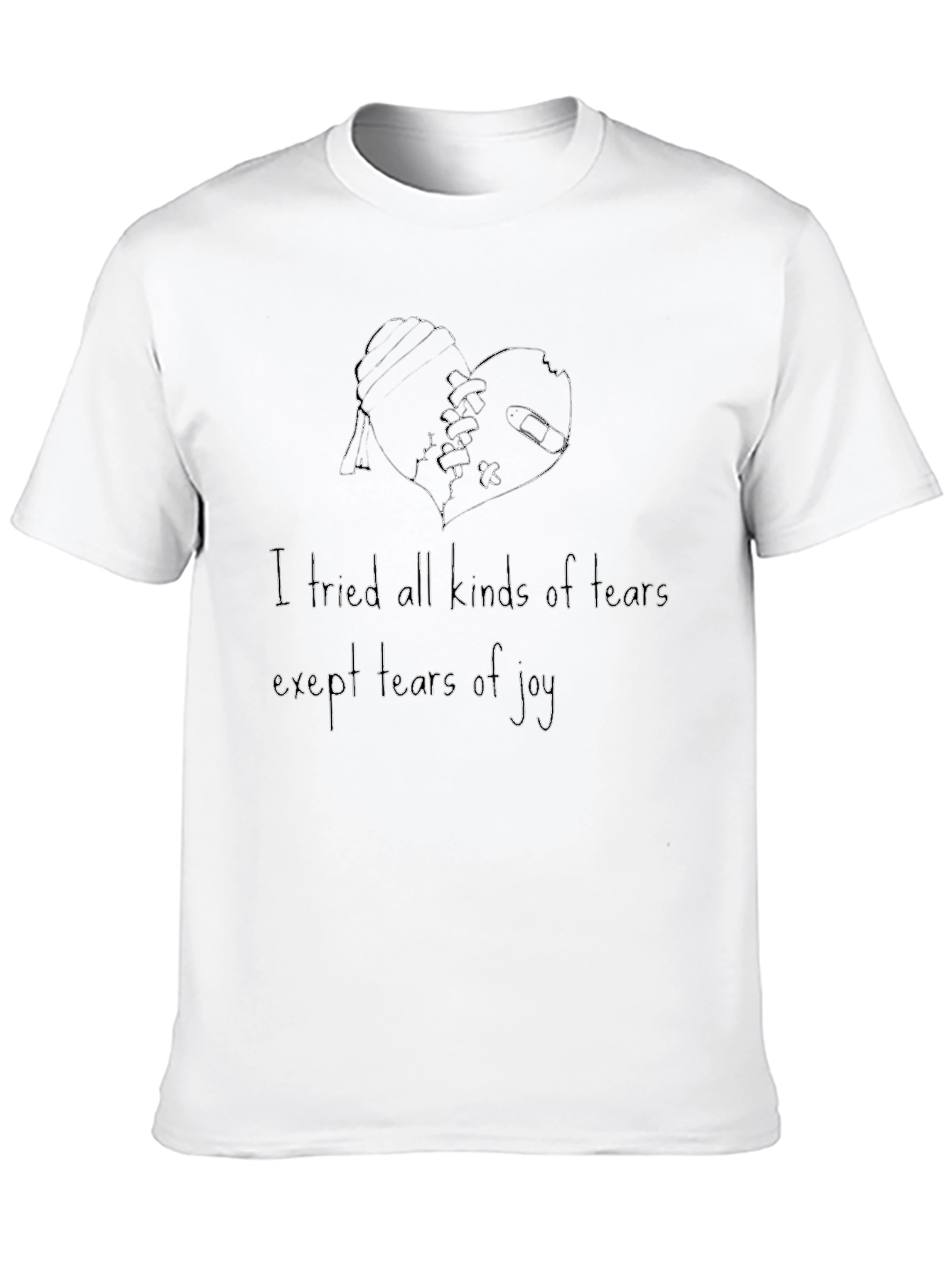 Tears of Joy Graphic T-Shirt - Black