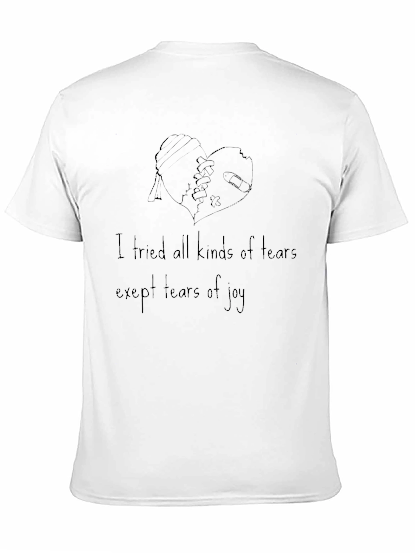 Tears of Joy Graphic T-Shirt - Black