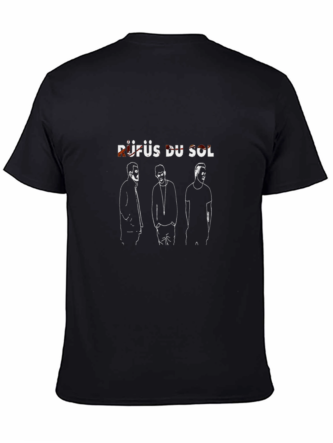 Rufus Du Sol T-Shirt - Mens Black Graphic Tee
