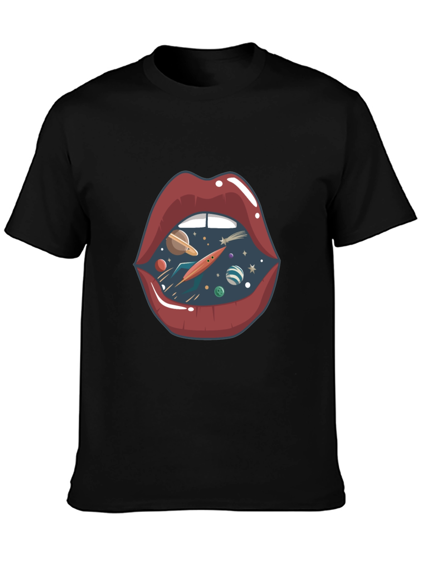 Space Lips Graphic Tee