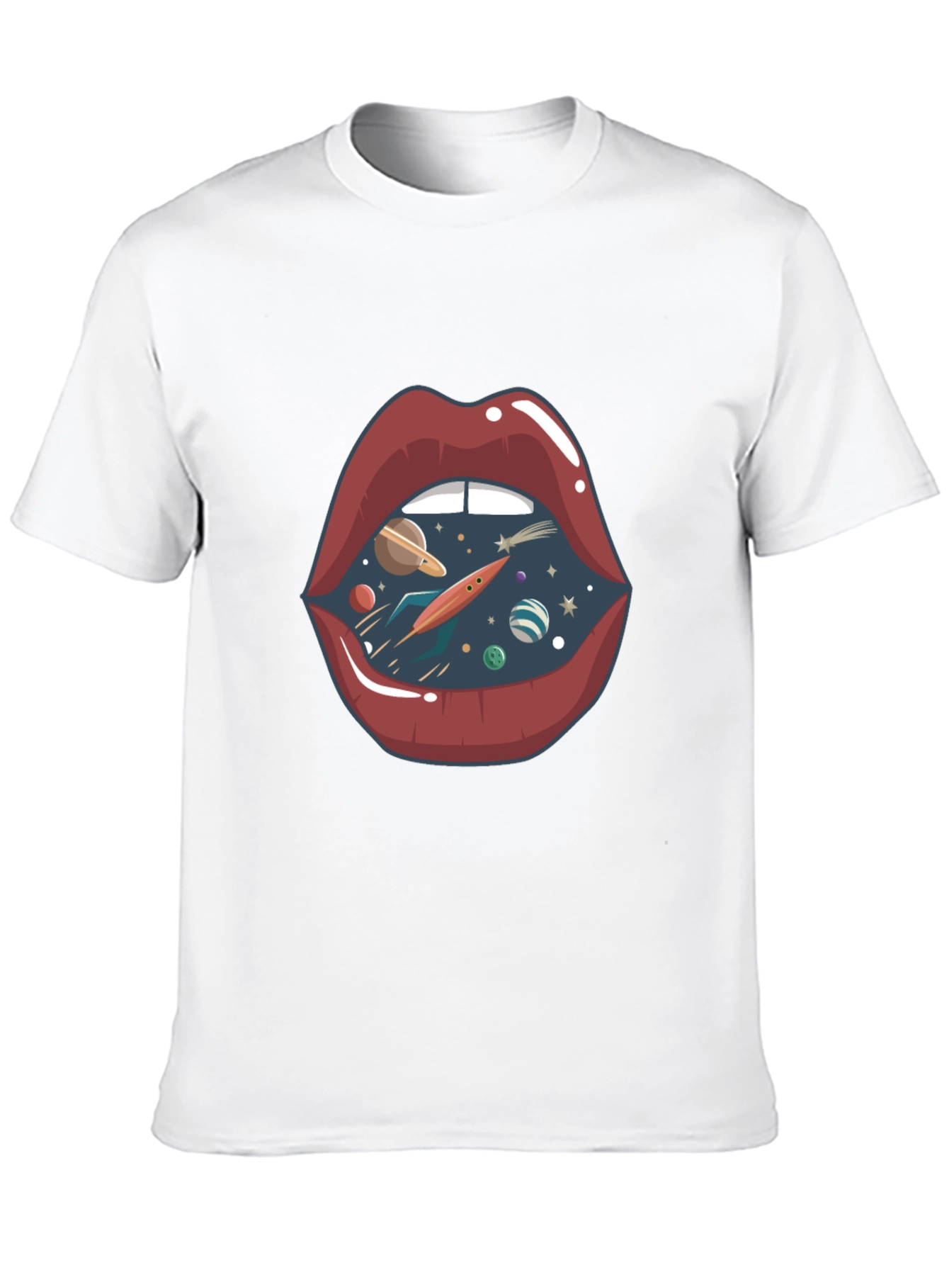 Space Lips Graphic Tee
