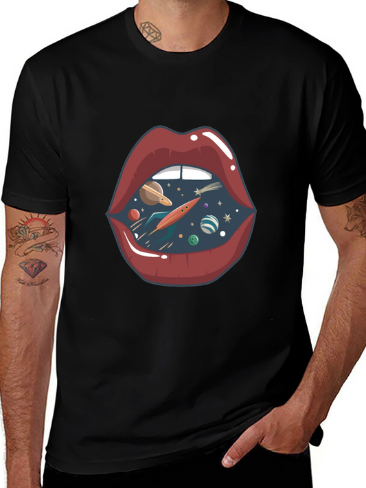 Space Lips Graphic Tee