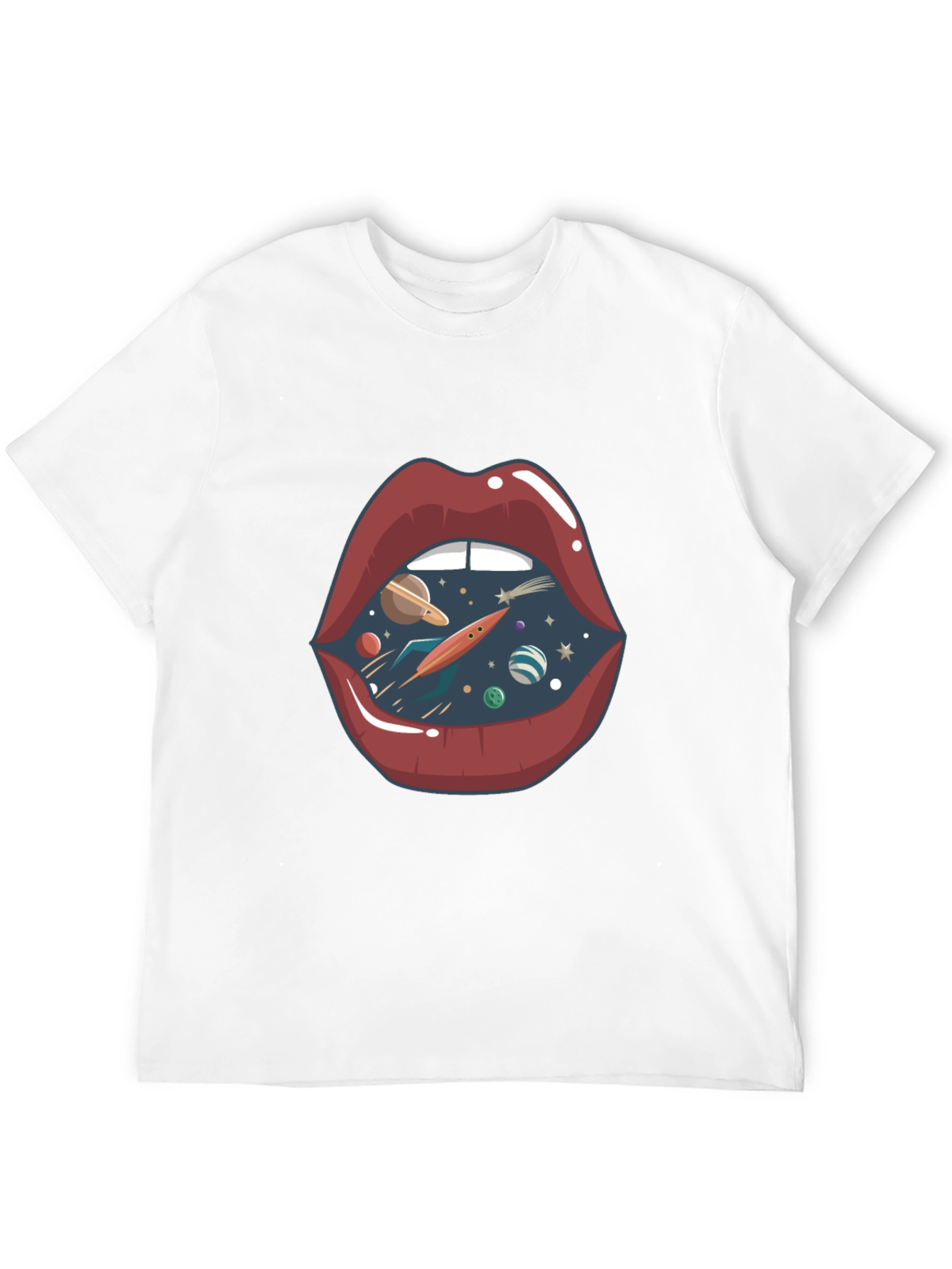 Space Lips Graphic Tee
