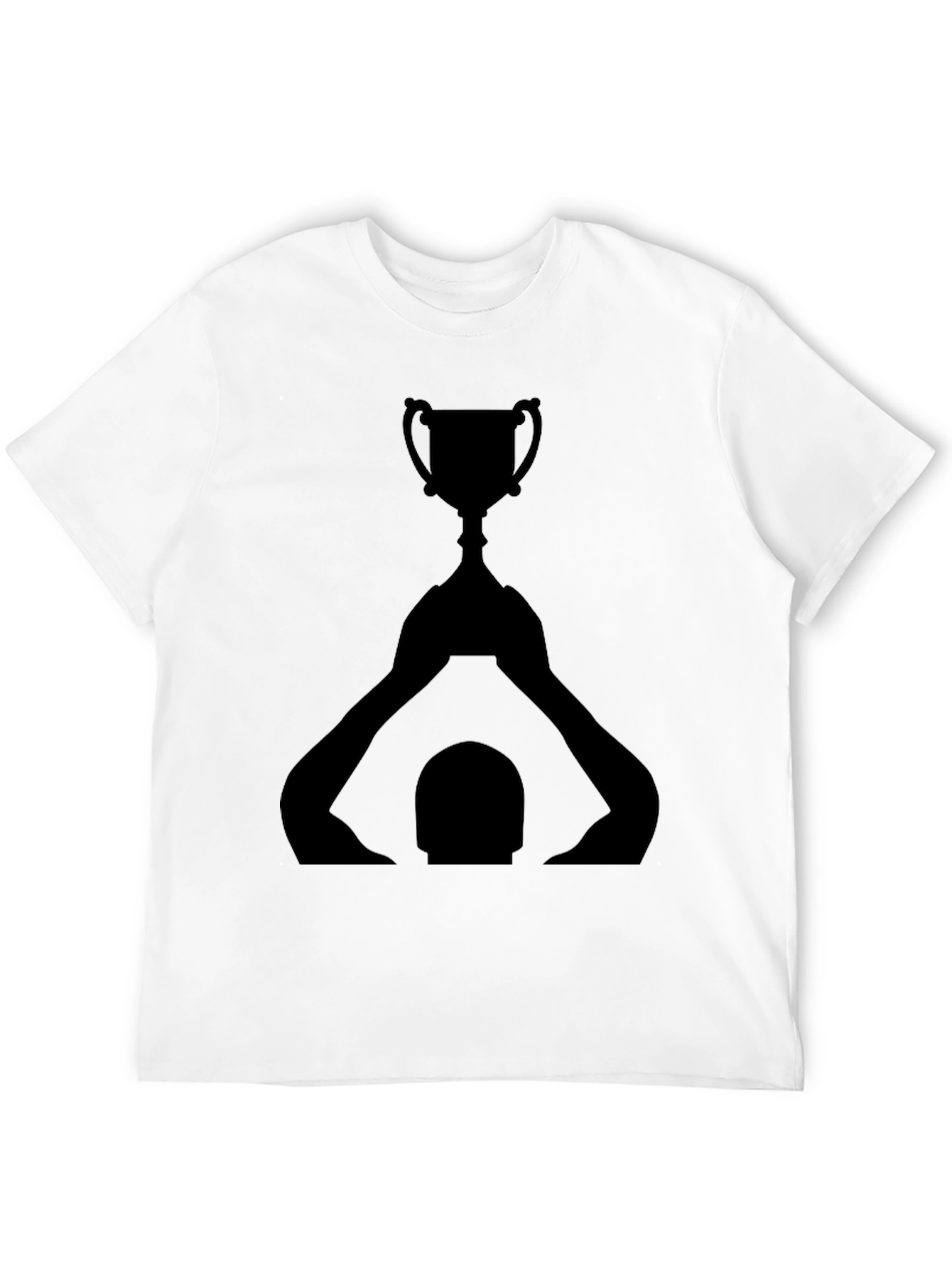 Champion Trophy Graphic T-Shirt - Black Crew Neck