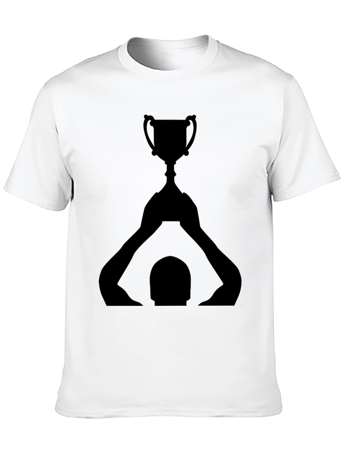 Champion Trophy Graphic T-Shirt - Black Crew Neck