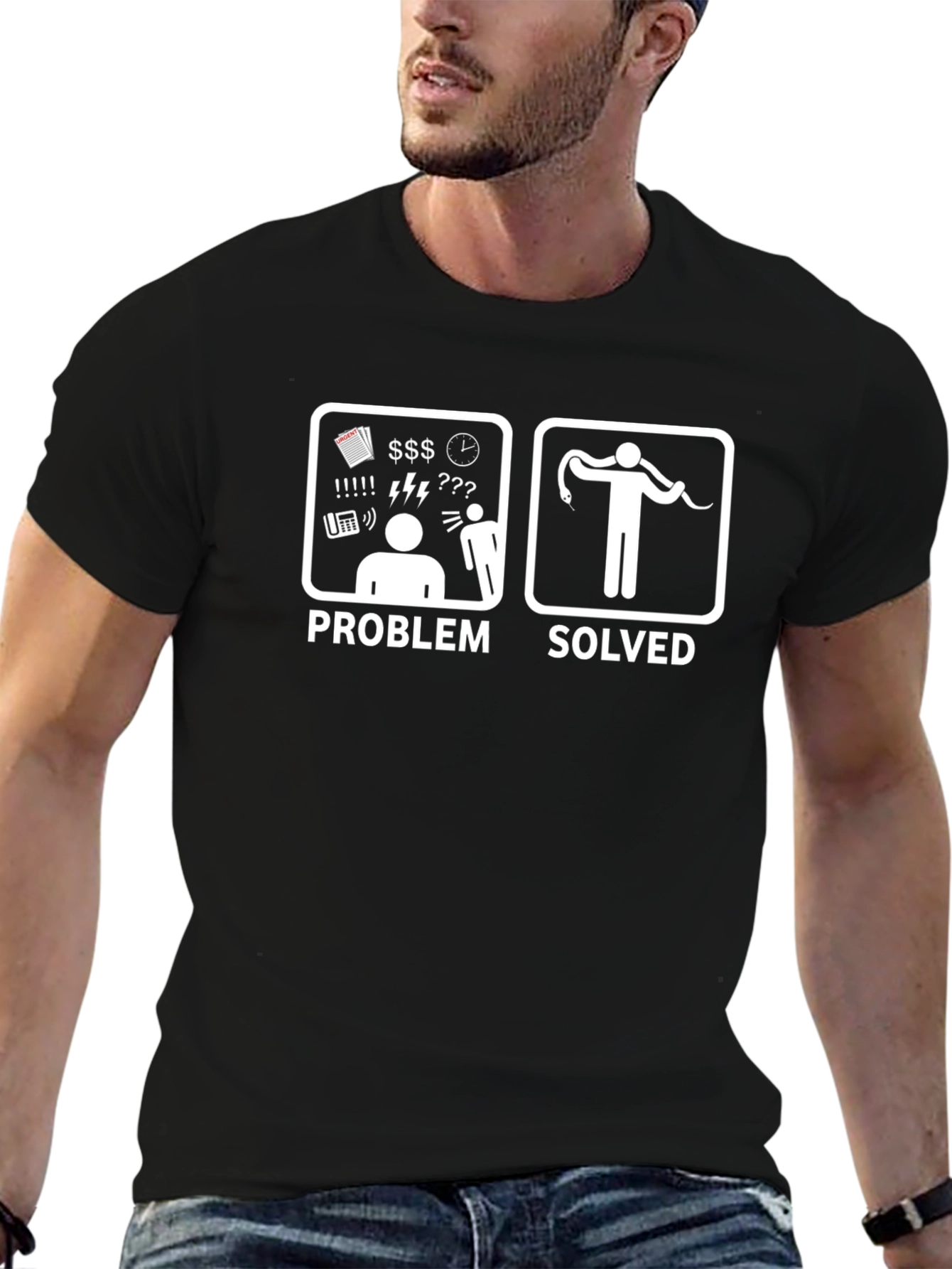 Problem Solved Snake Lover T-Shirt