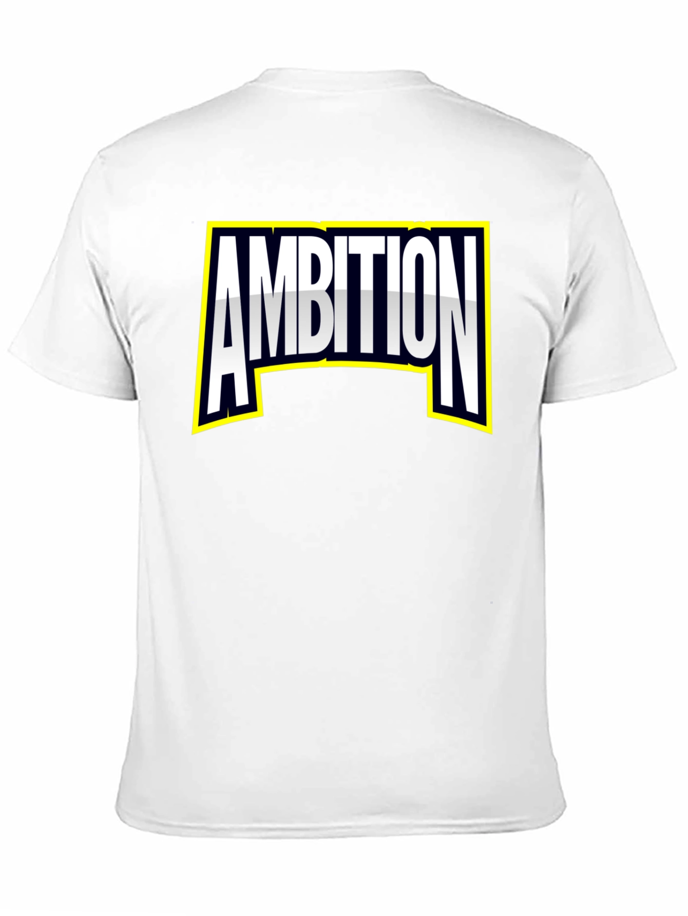 Ambition Graphic Tee - Bold Black Cotton T-Shirt