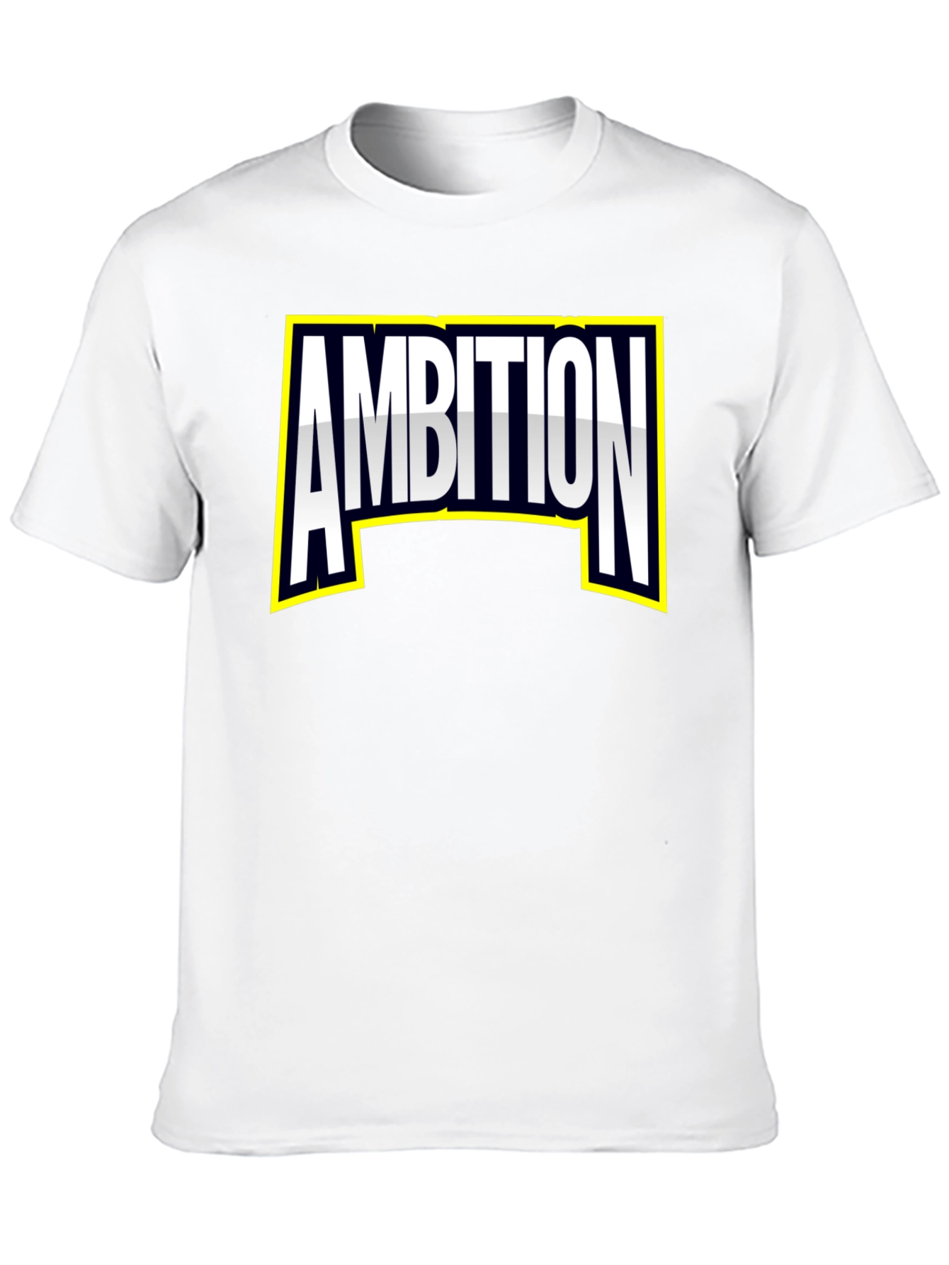 Ambition Graphic Tee - Bold Black Cotton T-Shirt