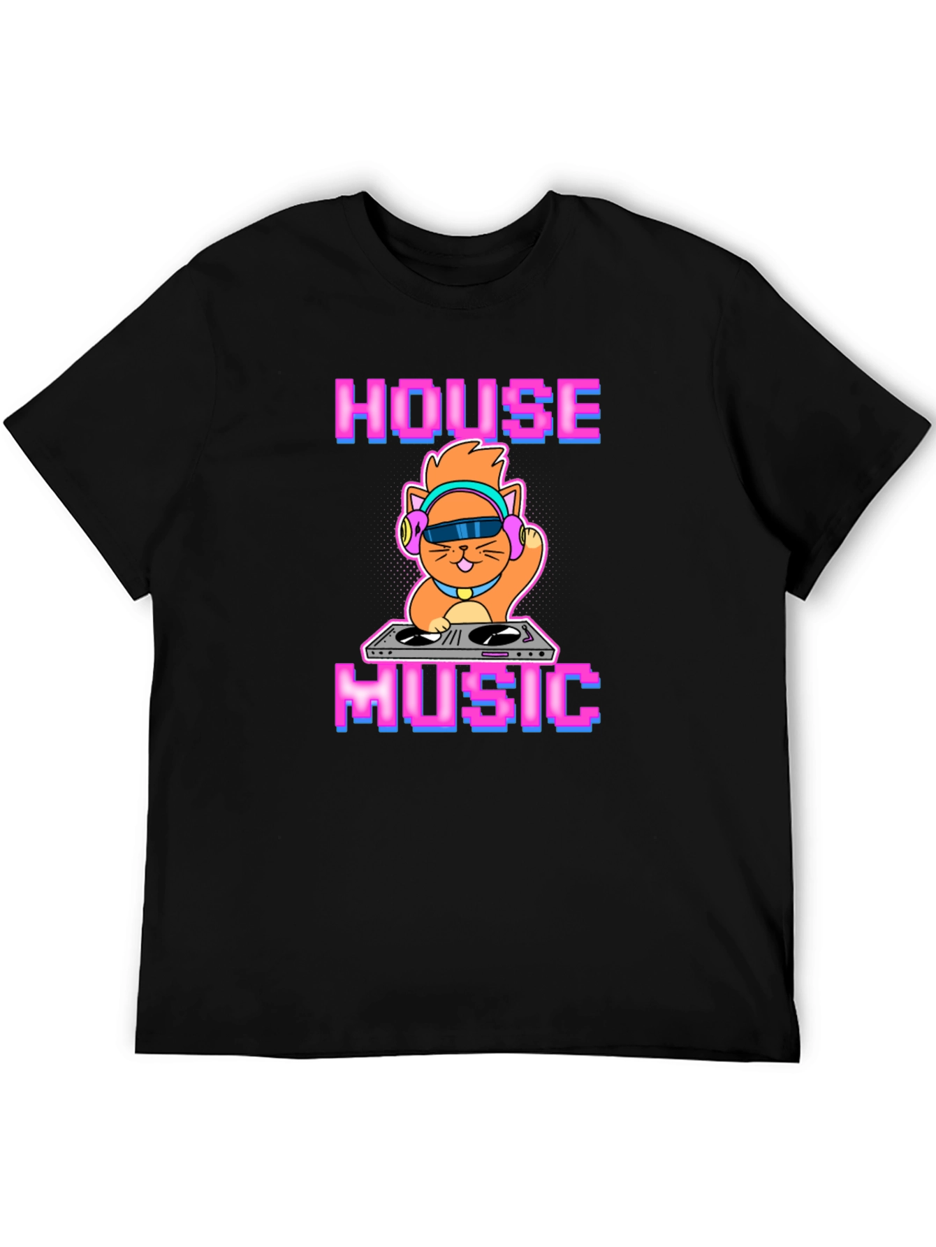 House Music DJ Cat T-Shirt