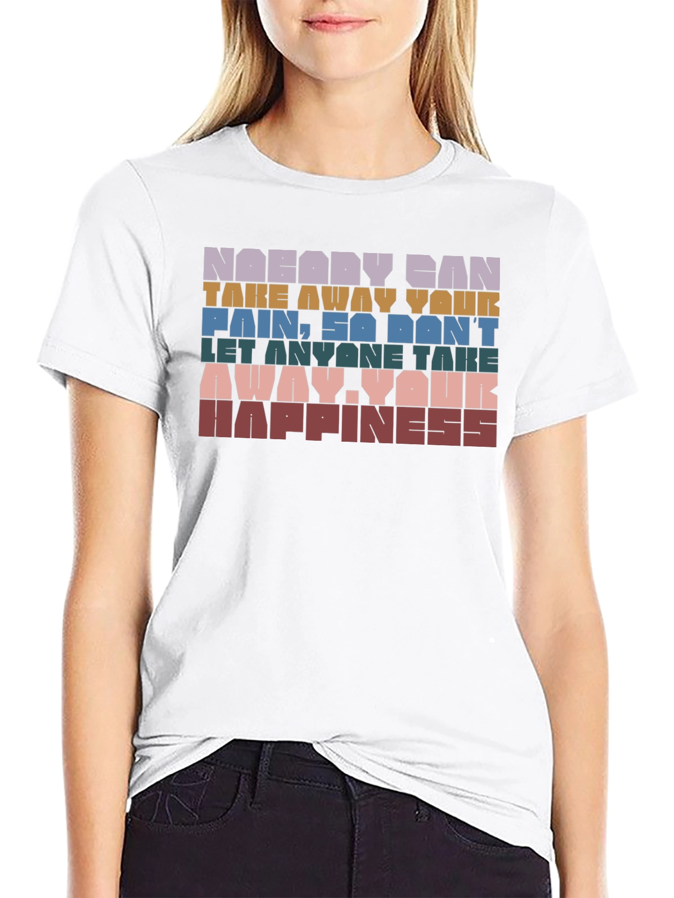 Motivational Graphic T-Shirt - Nobody Can Take Your Pain