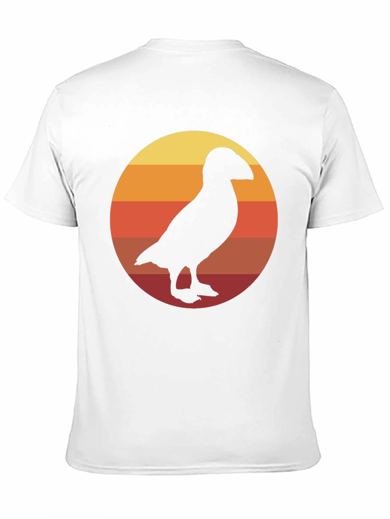 Retro Puffin Silhouette T-Shirt