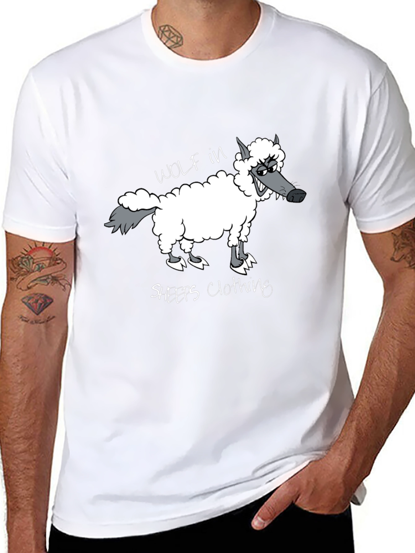 Wolf in Sheeps Clothing Graphic T-Shirt
