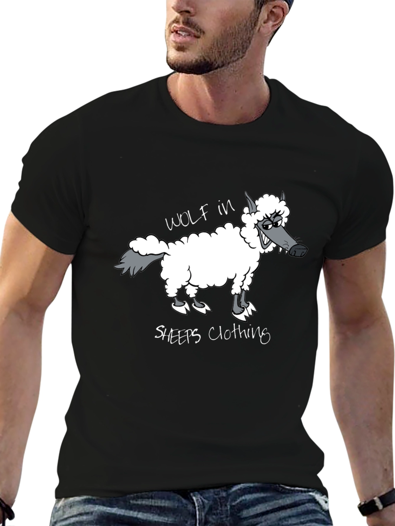 Wolf in Sheeps Clothing Graphic T-Shirt