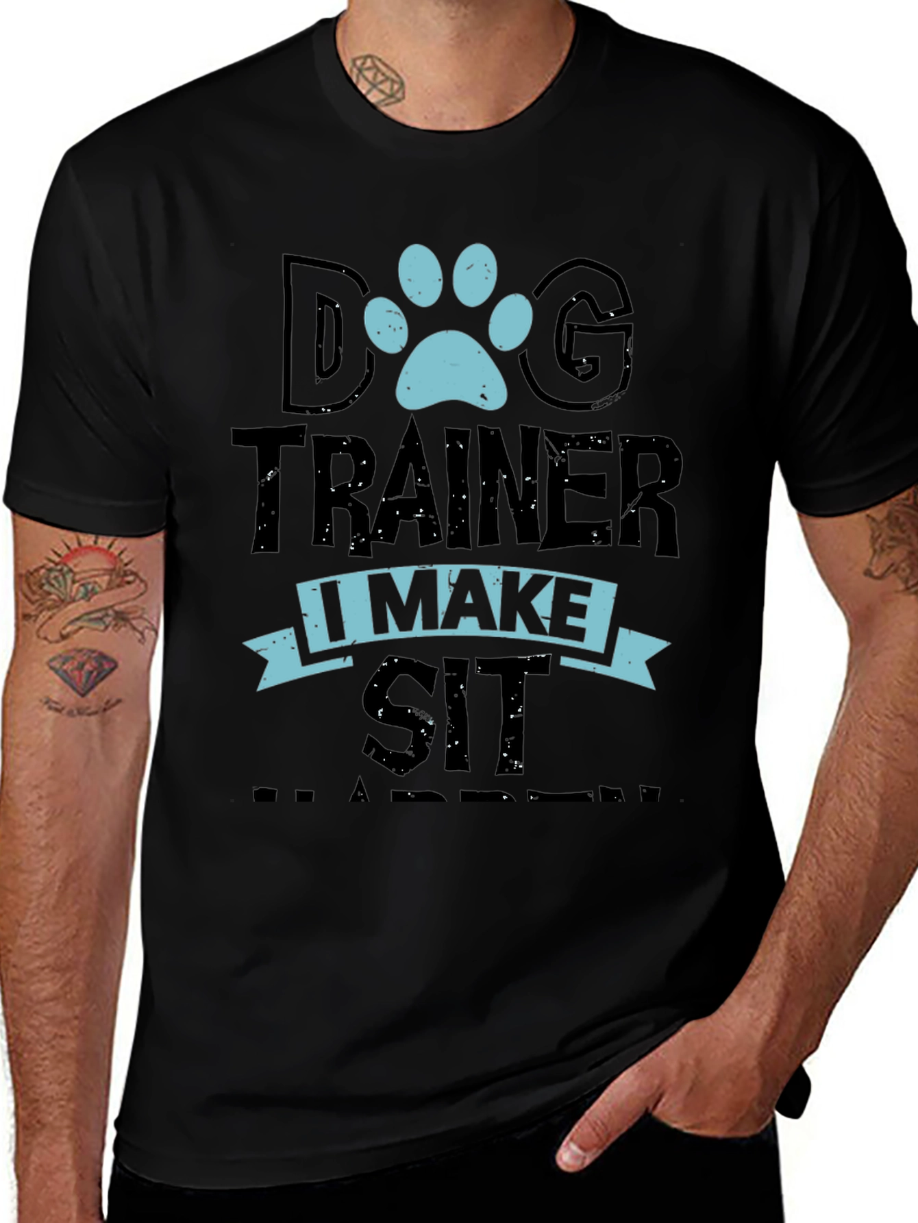 Dog Trainer T-Shirt - I Make Sit Happen Tee
