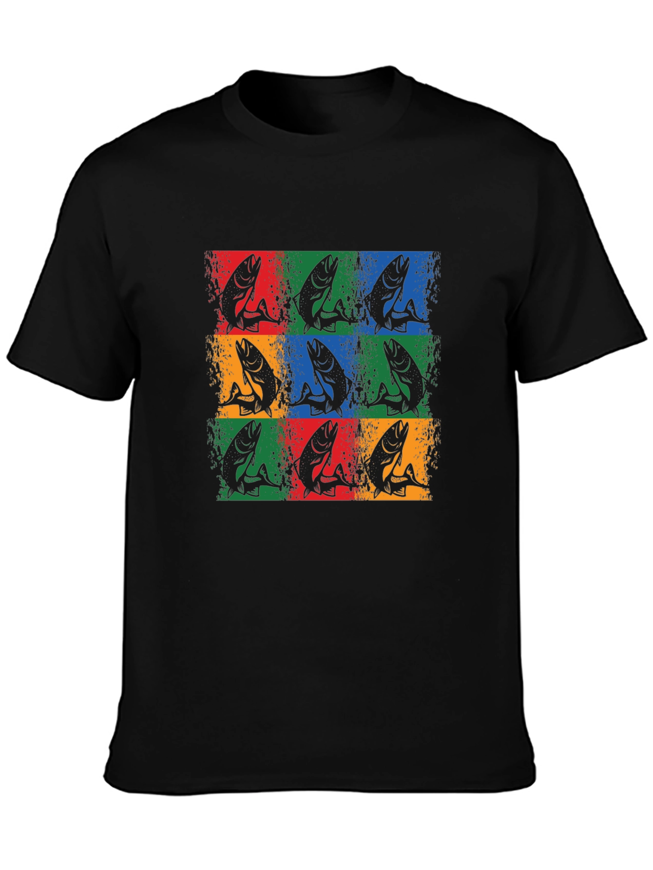 Retro Fish Graphic T-Shirt