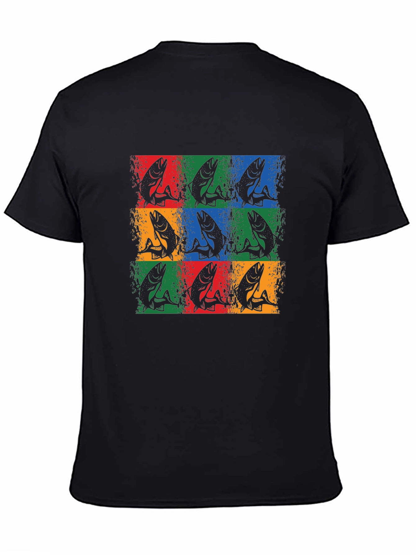 Retro Fish Graphic T-Shirt