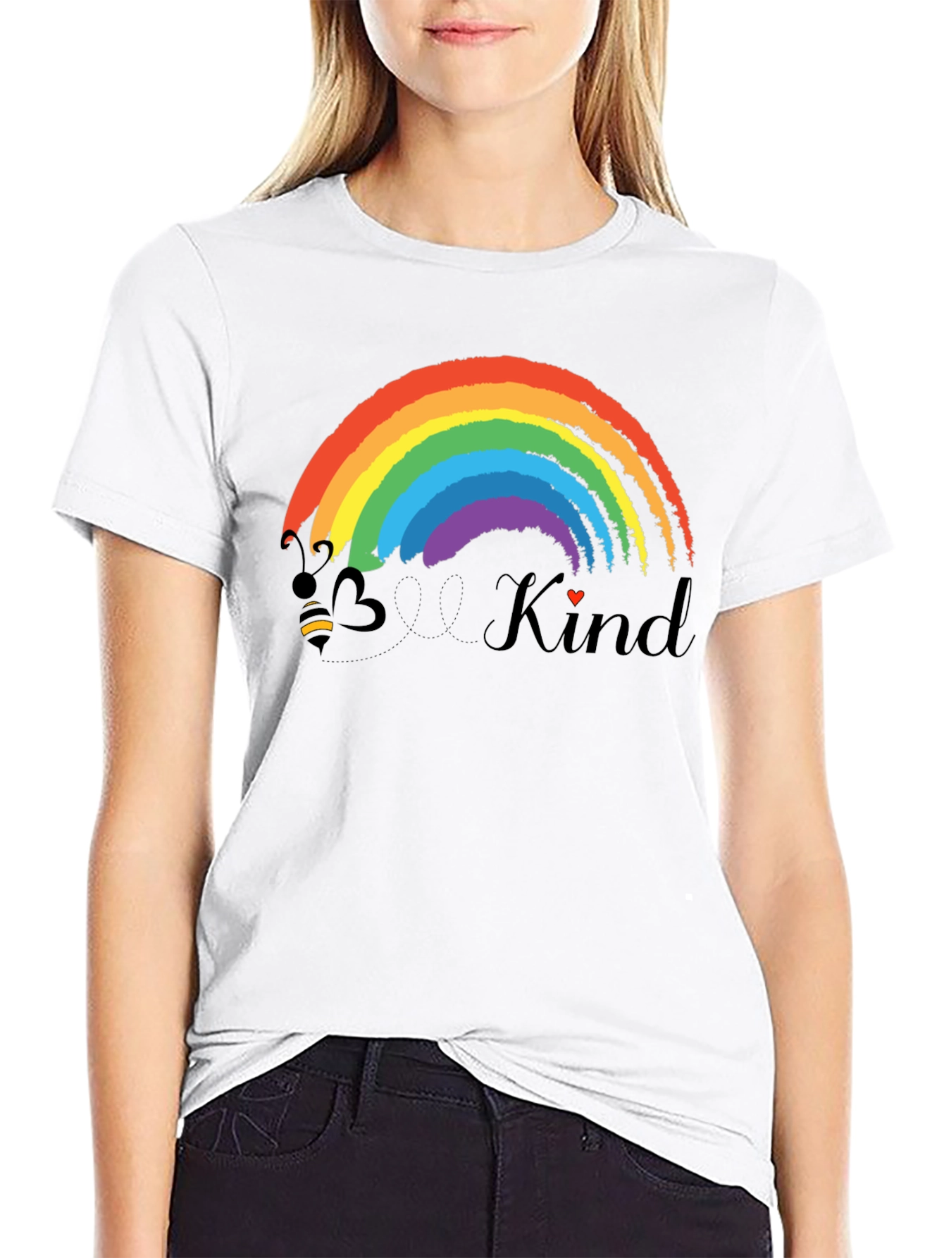 Bee Kind Rainbow T-Shirt