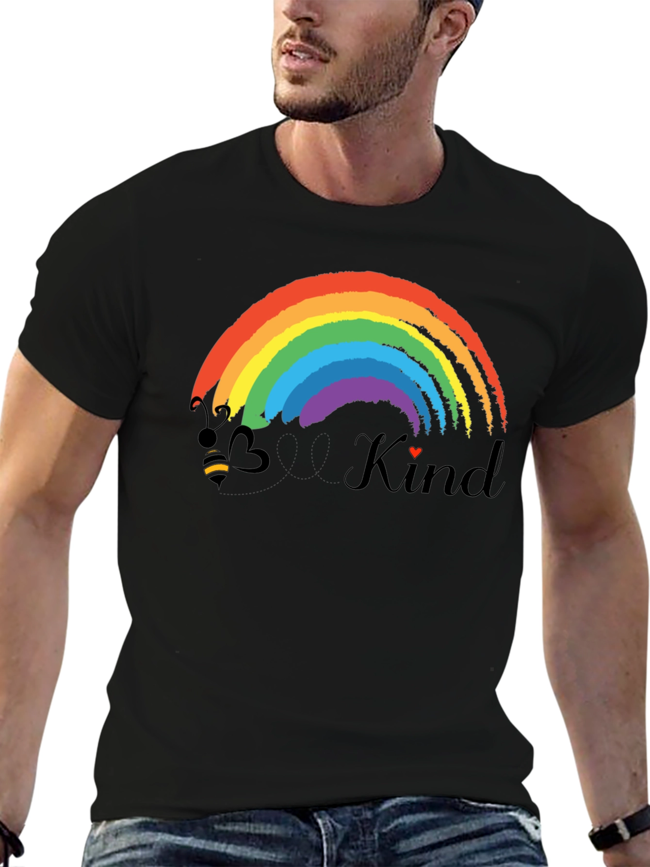Bee Kind Rainbow T-Shirt