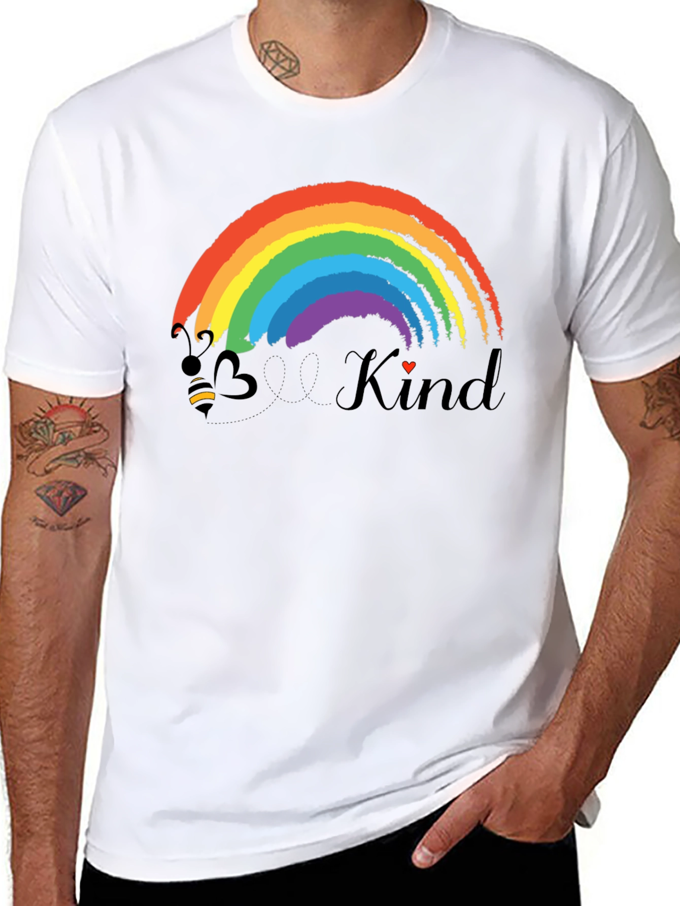 Bee Kind Rainbow T-Shirt