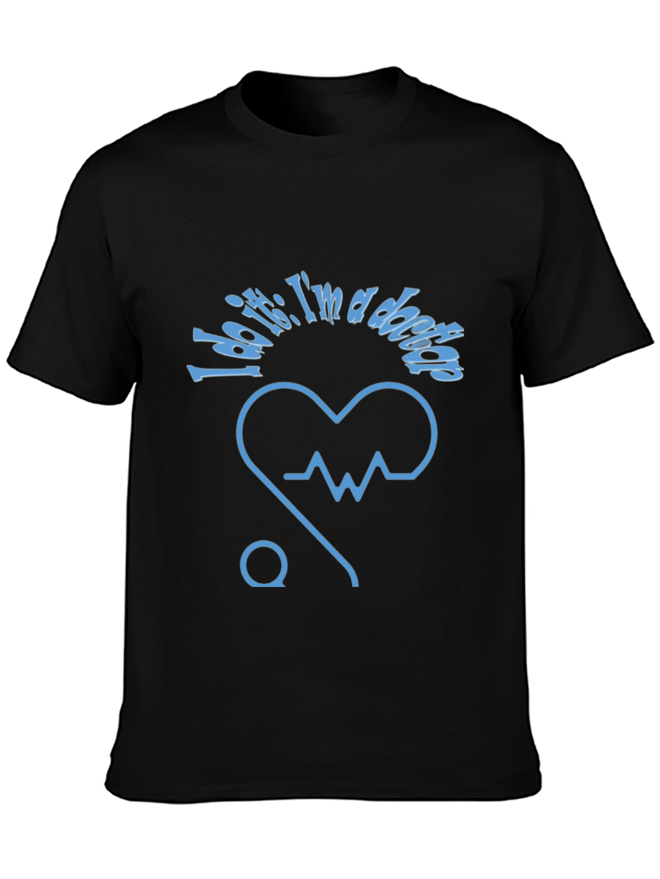 Doctor Heartbeat Graphic T-Shirt - Novelty Tee