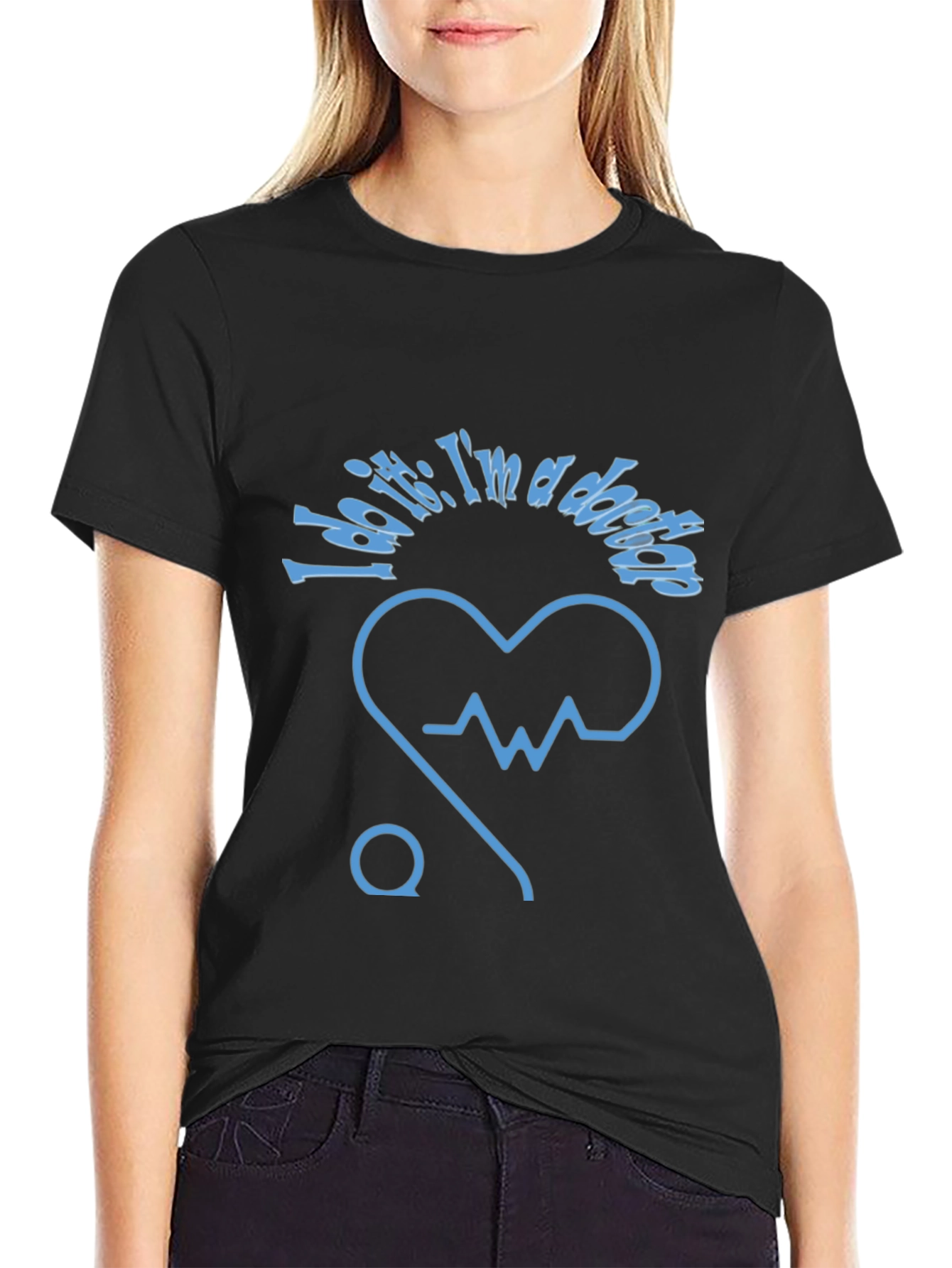 Doctor Heartbeat Graphic T-Shirt - Novelty Tee
