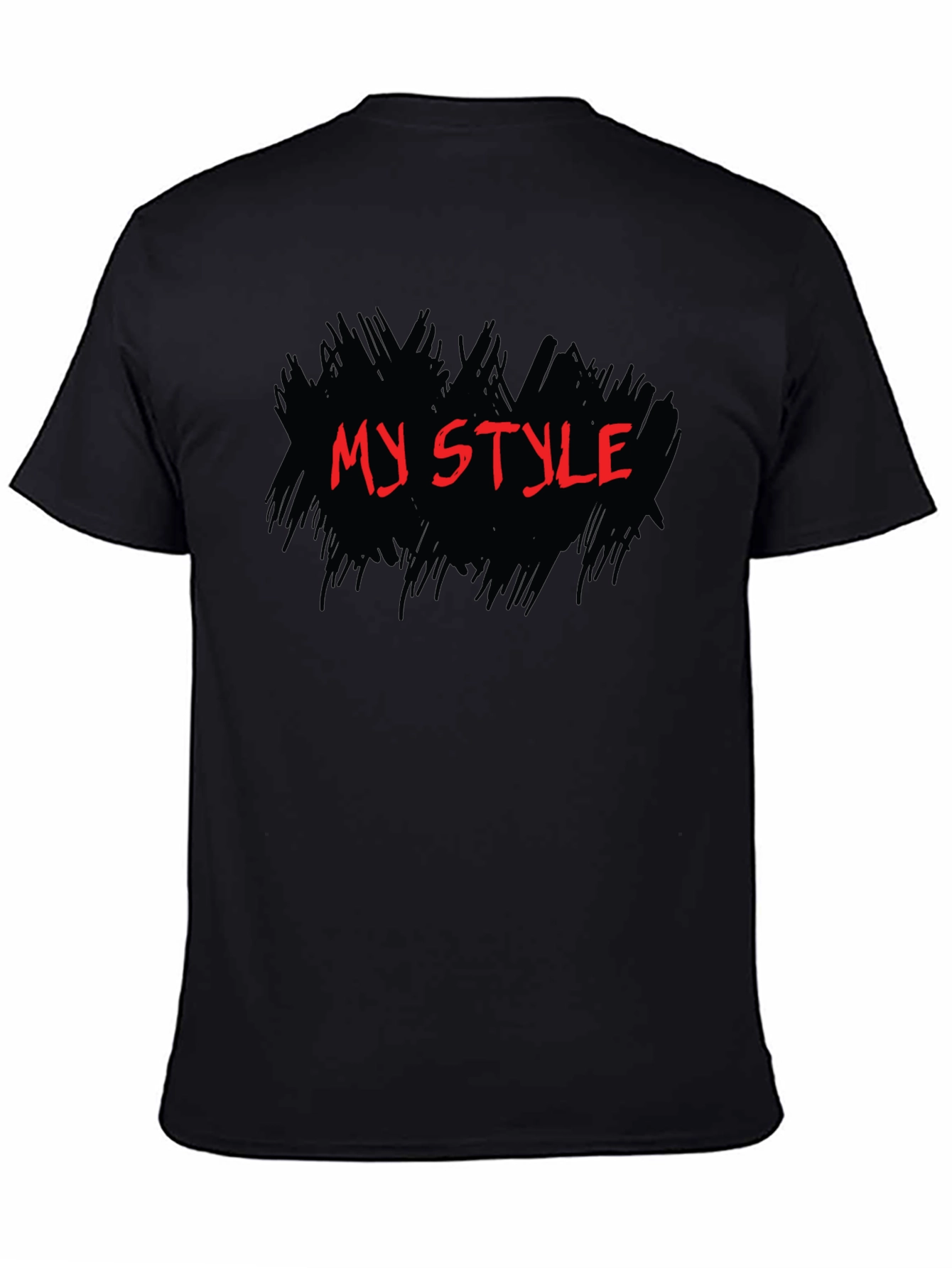 My Style Black Graphic Tee