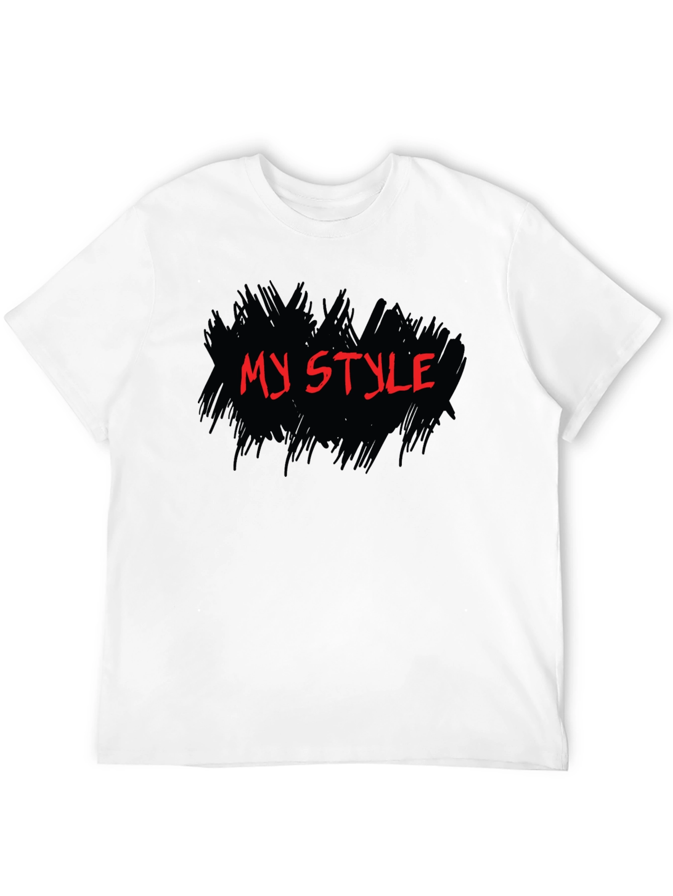 My Style Black Graphic Tee