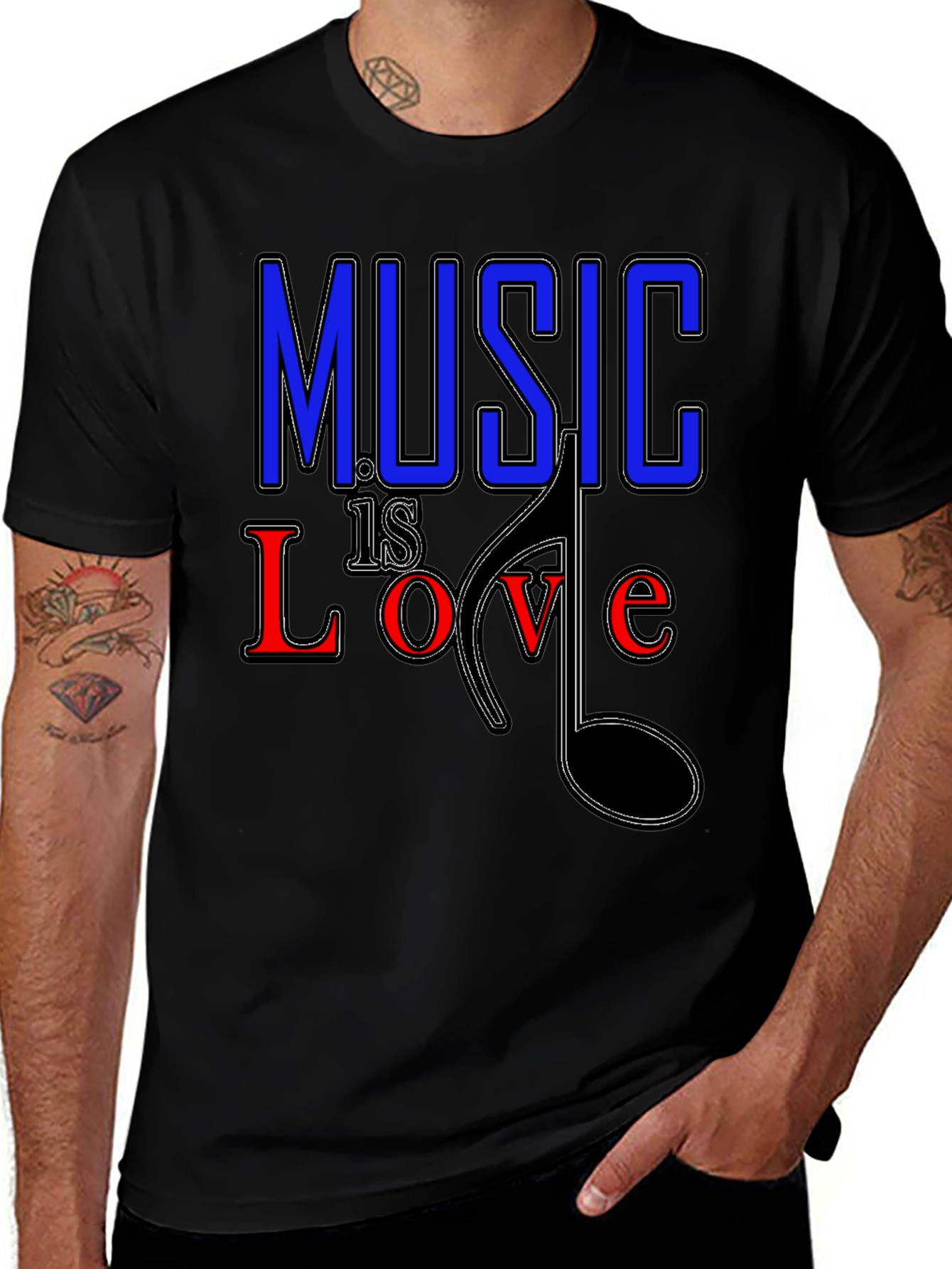 Music is Love T-Shirt