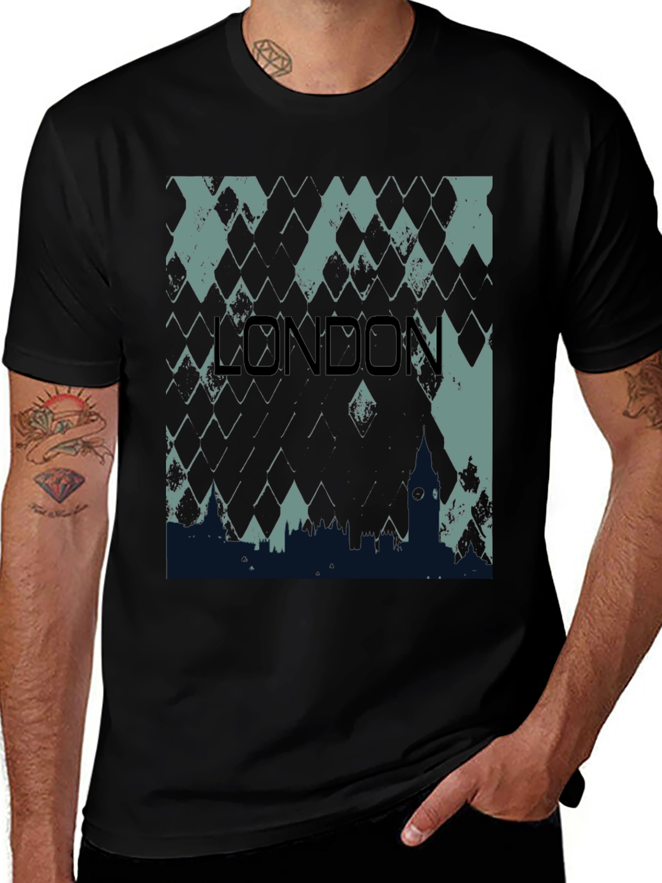 London Skyline Graphic Tee - Urban Style