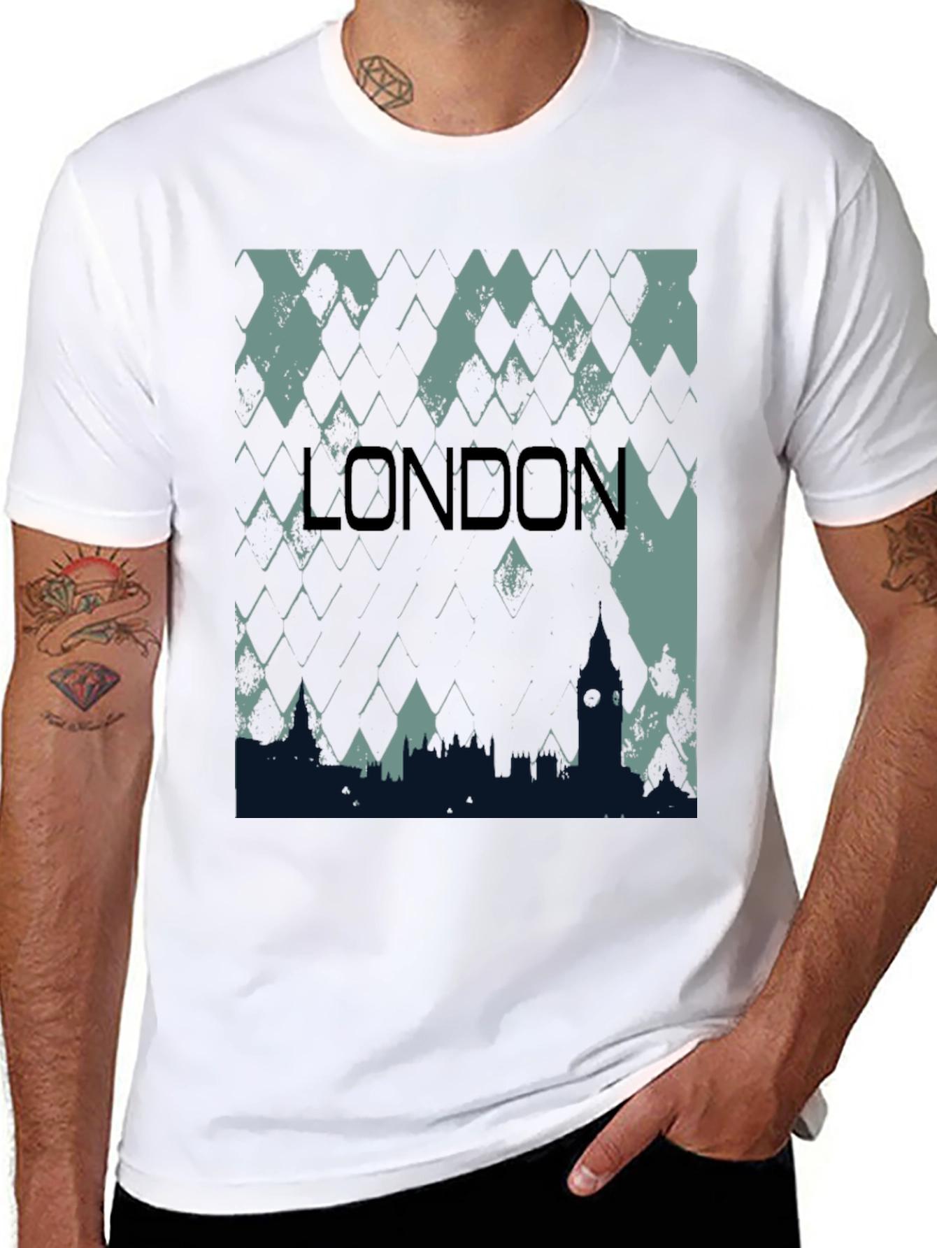 London Skyline Graphic Tee - Urban Style