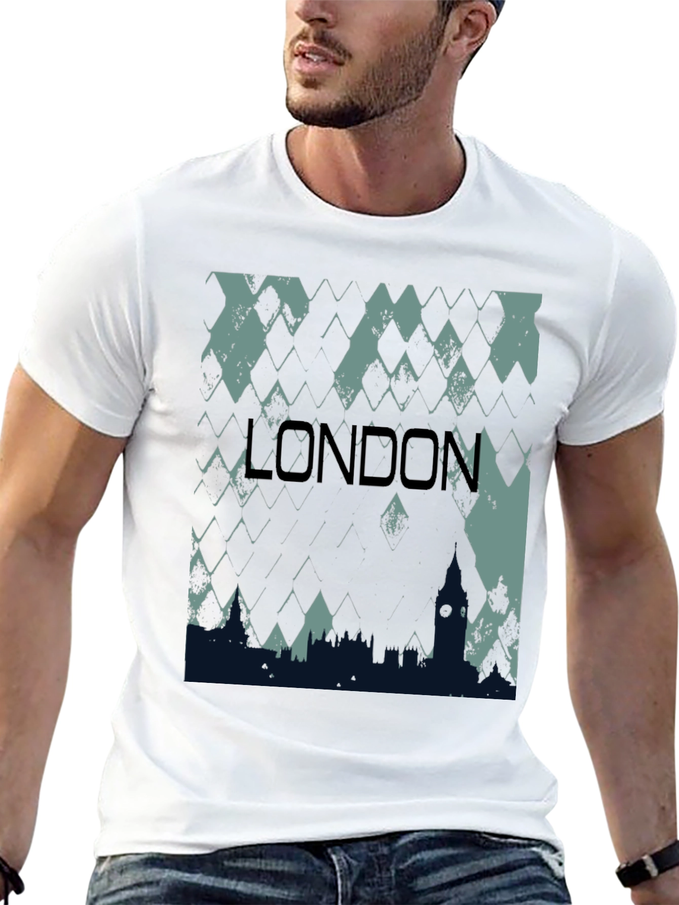 London Skyline Graphic Tee - Urban Style